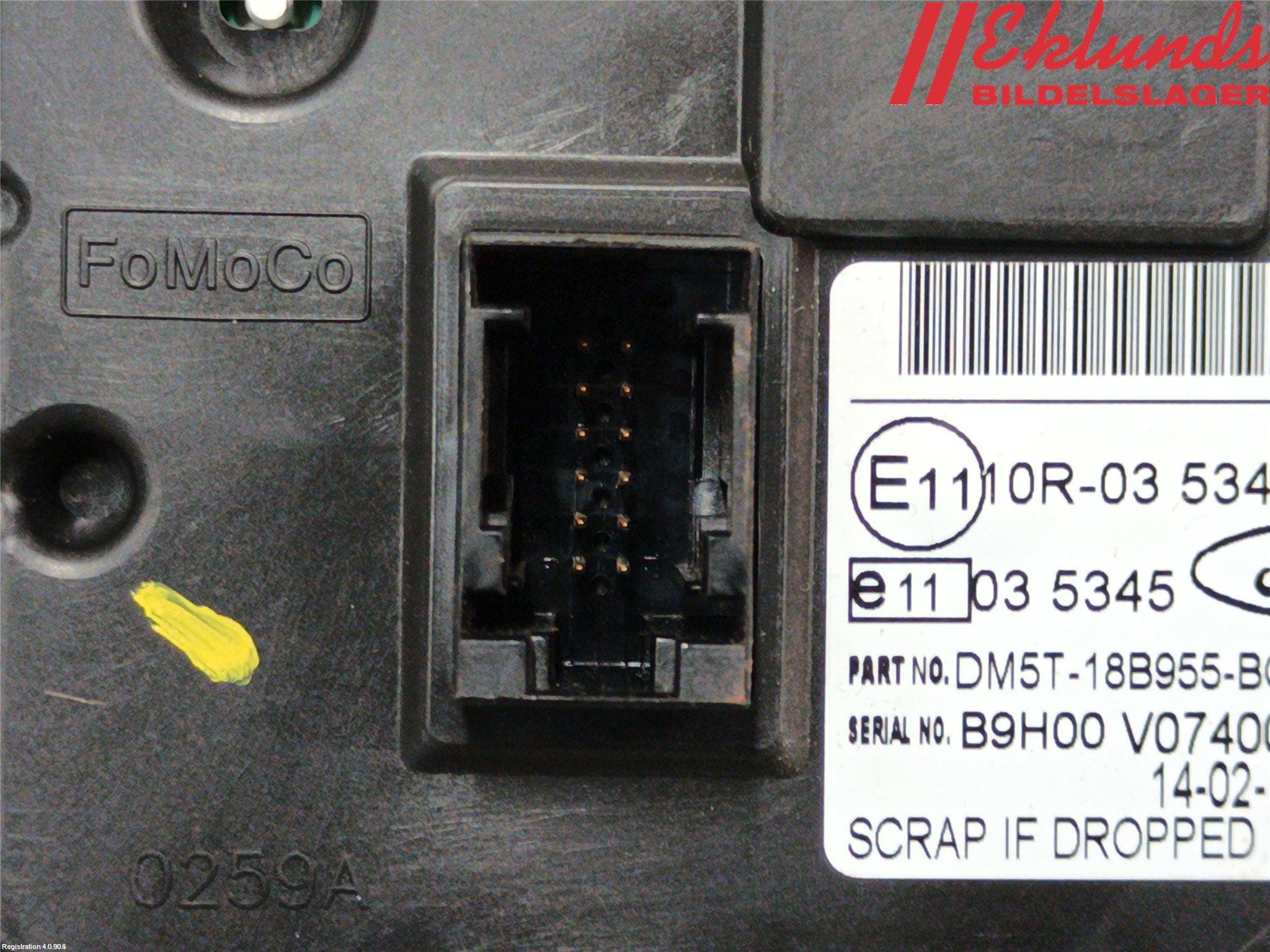 Ford TRANSIT SKÅP/BUSS 14-22 Bildskärm