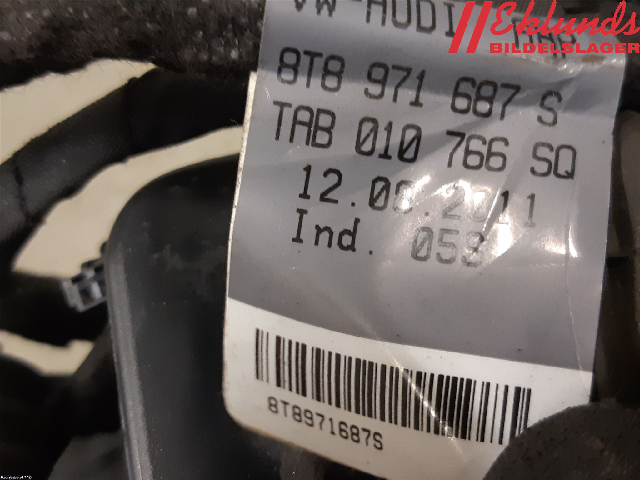 Audi A5 07-16 Kabelhärva