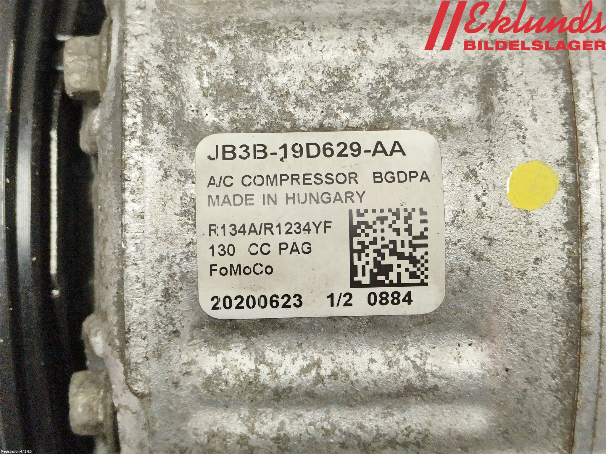 Ford RANGER EU 12-23 Ac Kompressor