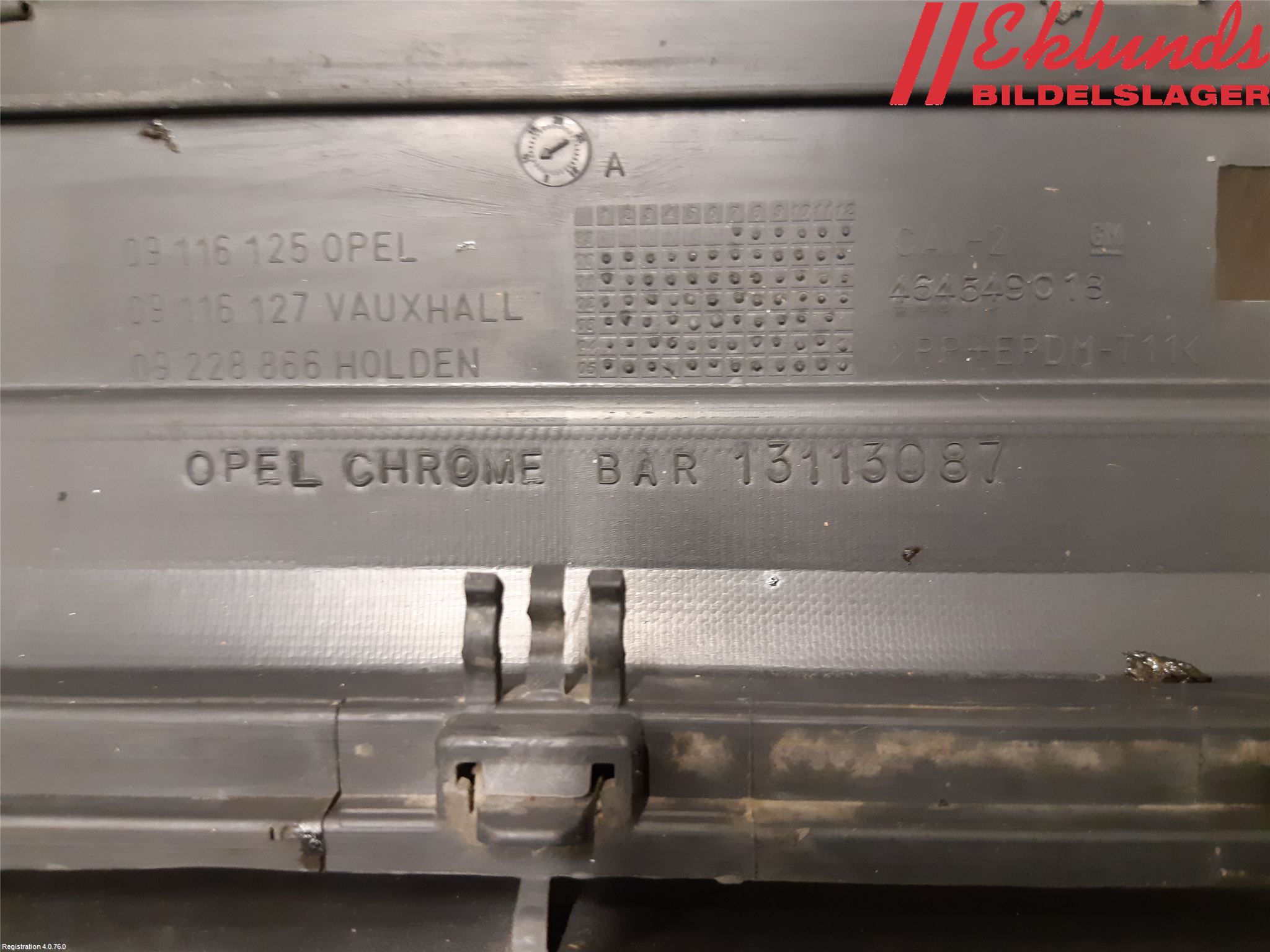 Opel COMBO 02-12 Stötfångarbeklädnad Fram