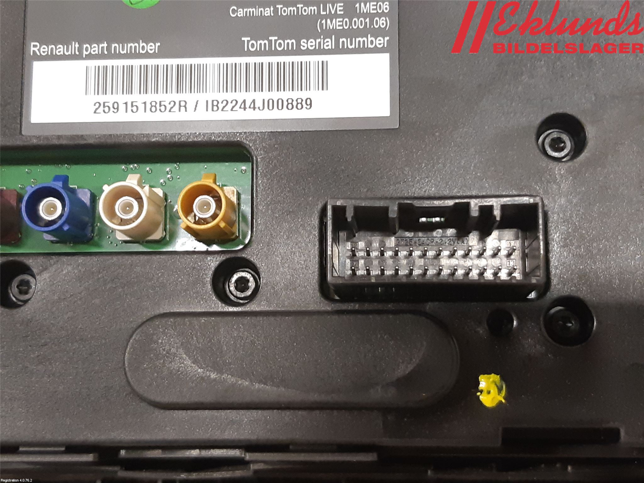 Renault TRAFIC   02-14 Bildskärm