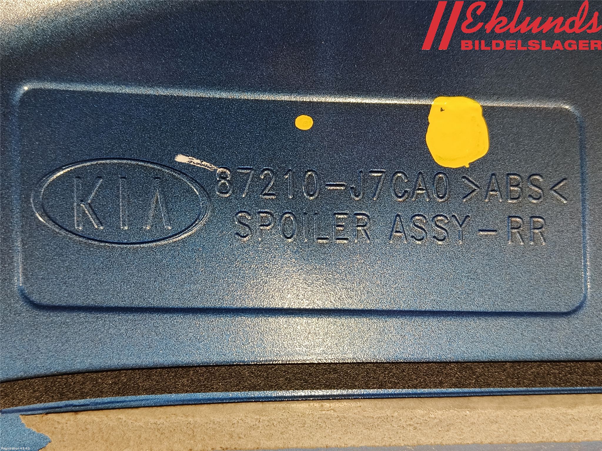 Kia XCEED 19- Spoiler Baklucka