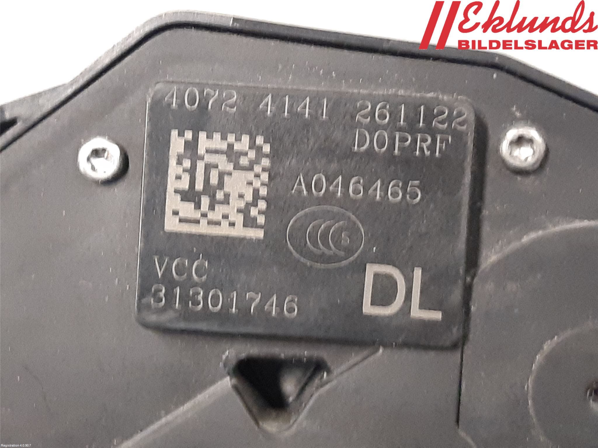 Volvo V60 11-13 Låskista-Dörrlås