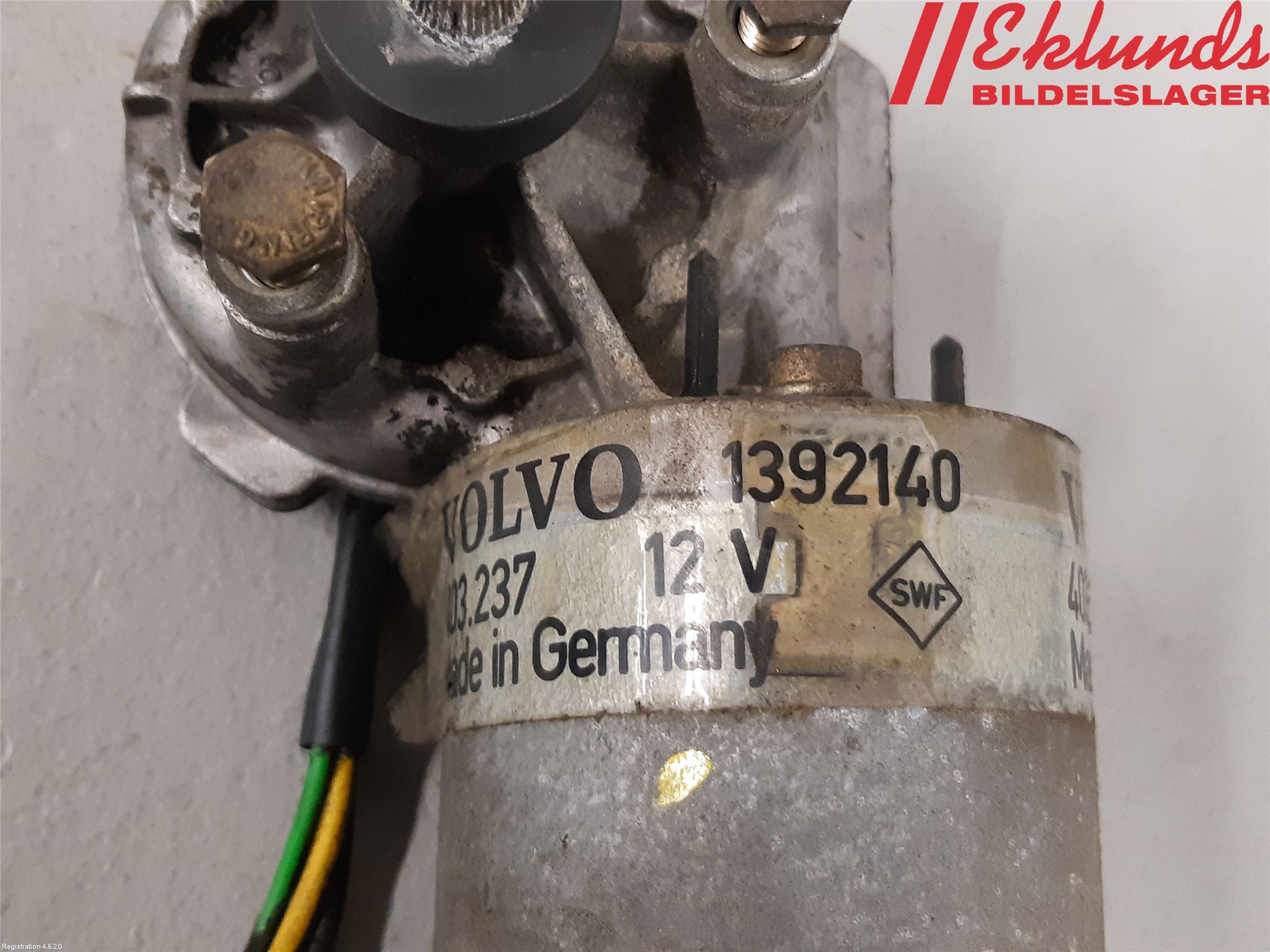 Volvo S90/V90 97-98 Torkarmotor Vindruta