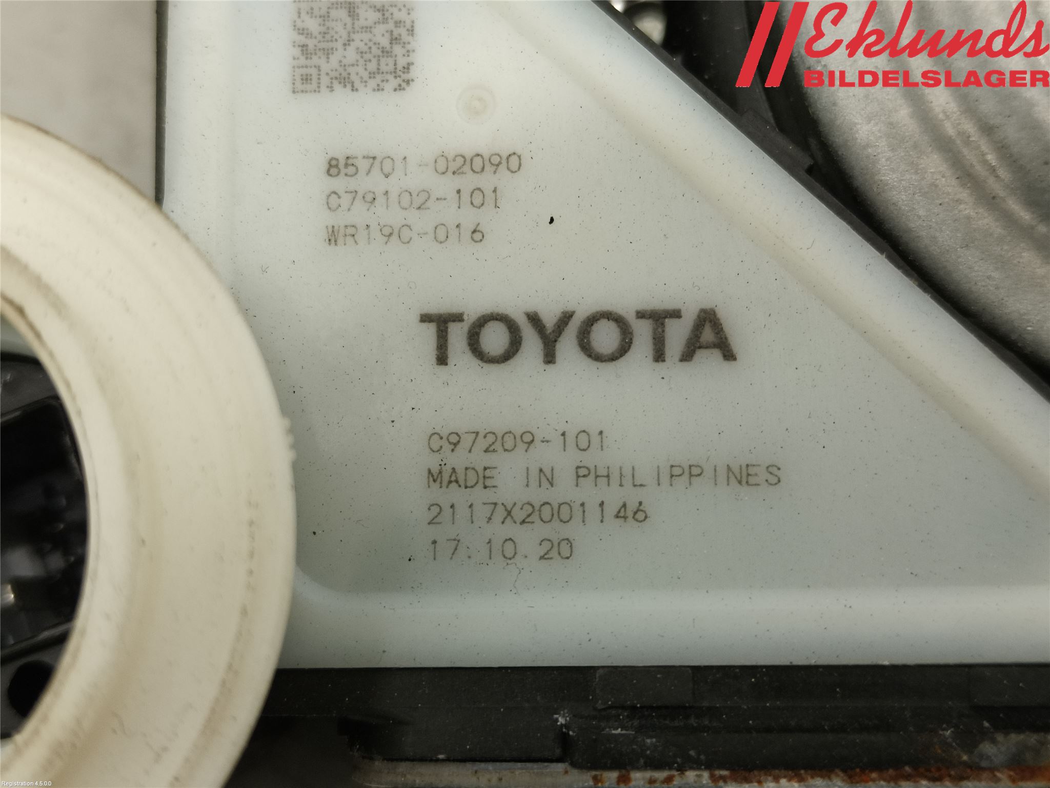 Toyota COROLLA 19- Fönsterhiss El Kompl