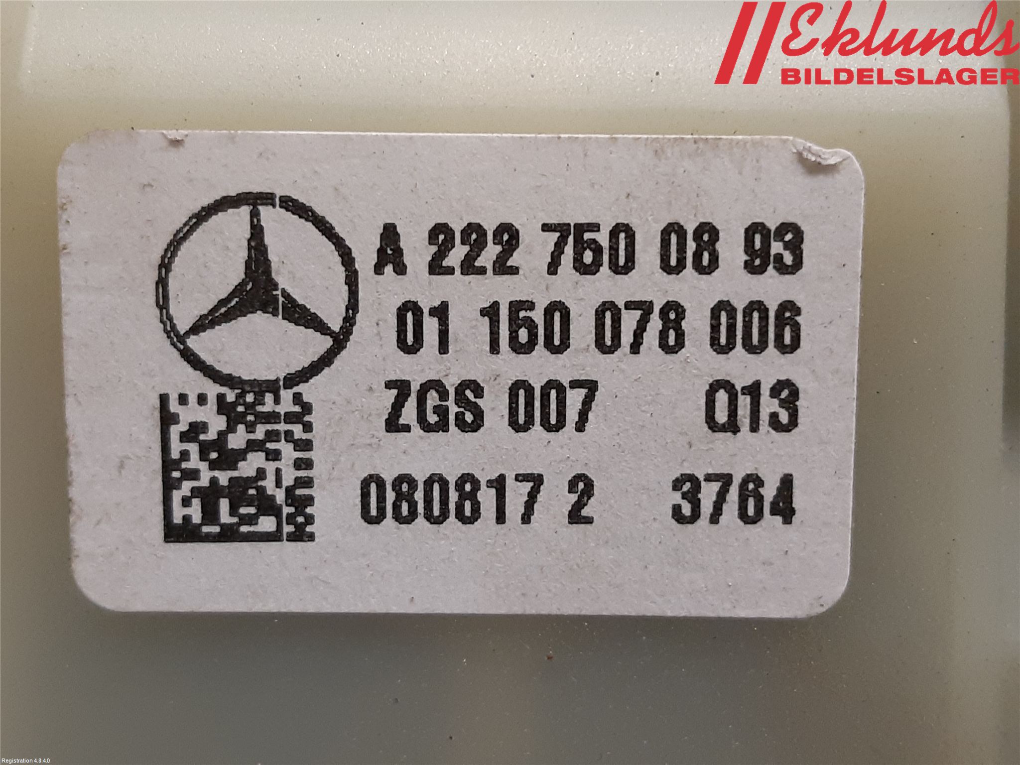 Mercedes-Benz MB CLA-KLASS (C117/X117) 13-19 Bakluckehandtag