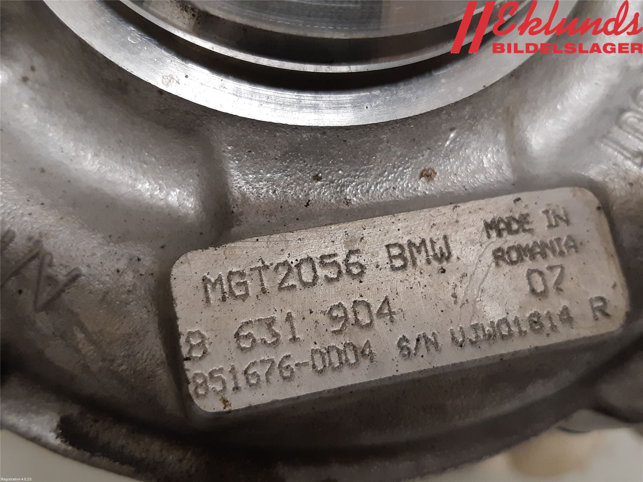 BMW 3 G20/G21/G80/G81 19- Turboaggregat