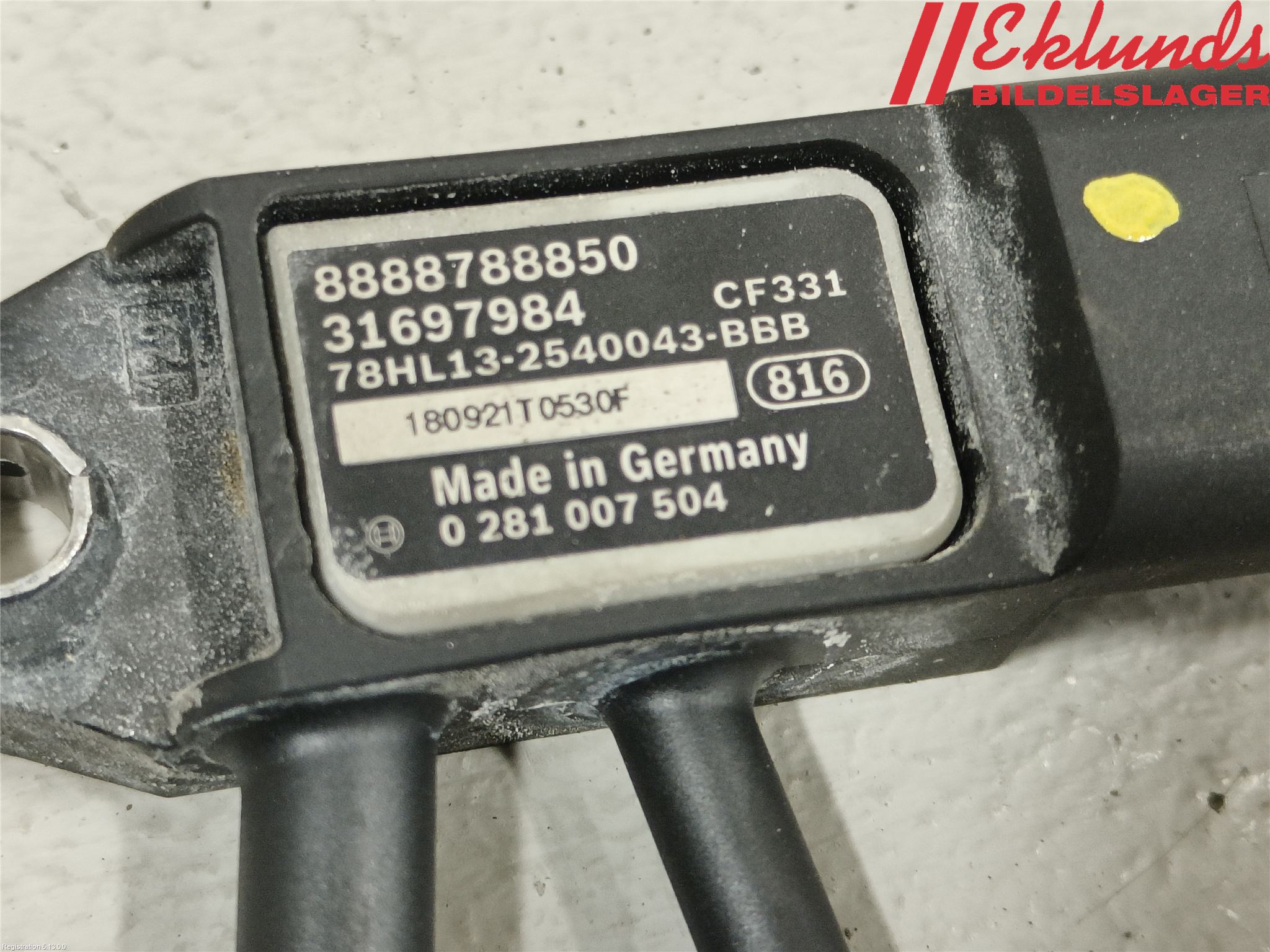 Volvo V90 17->> Vakuumventil