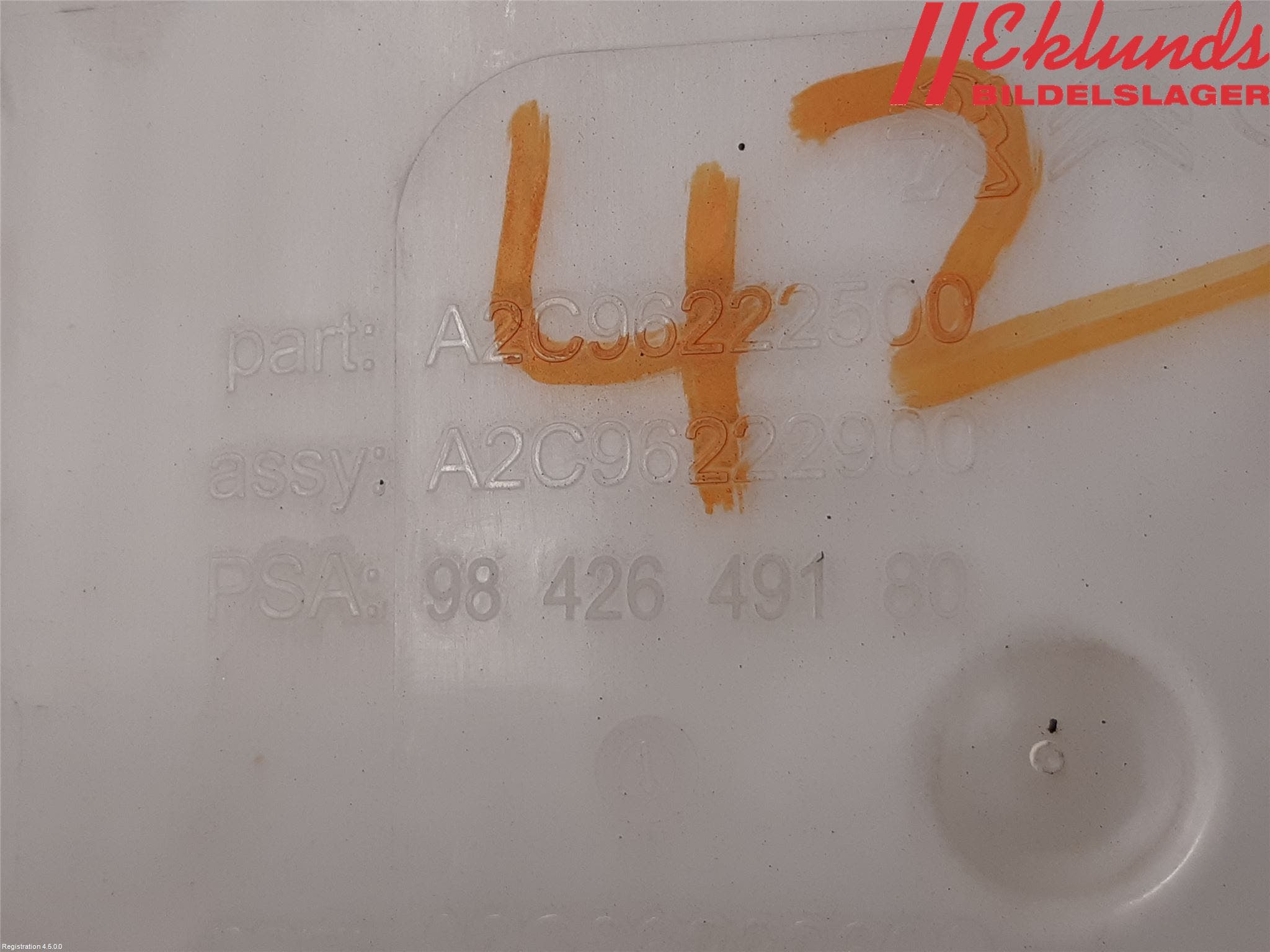 Citroen JUMPY/E-JUMPY 16- Spolartank Vindruta