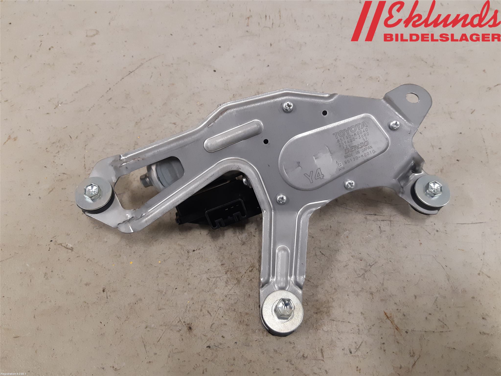 Toyota YARIS XP21 20- Torkarmotor Baklucka