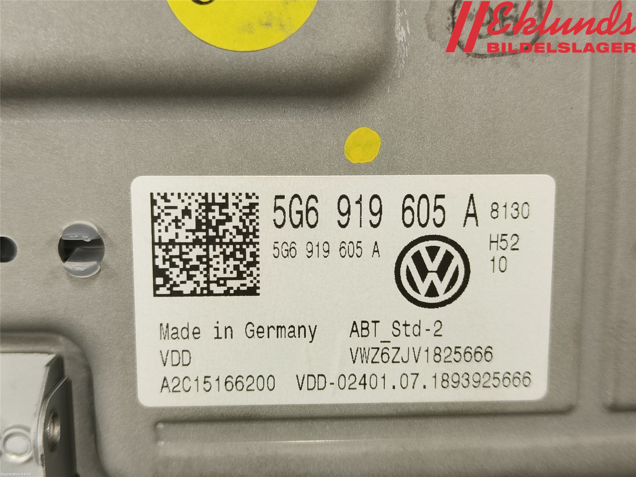 Volkswagen VW GOLF / E-GOLF VII 13-20 Multifunktionsdisplay