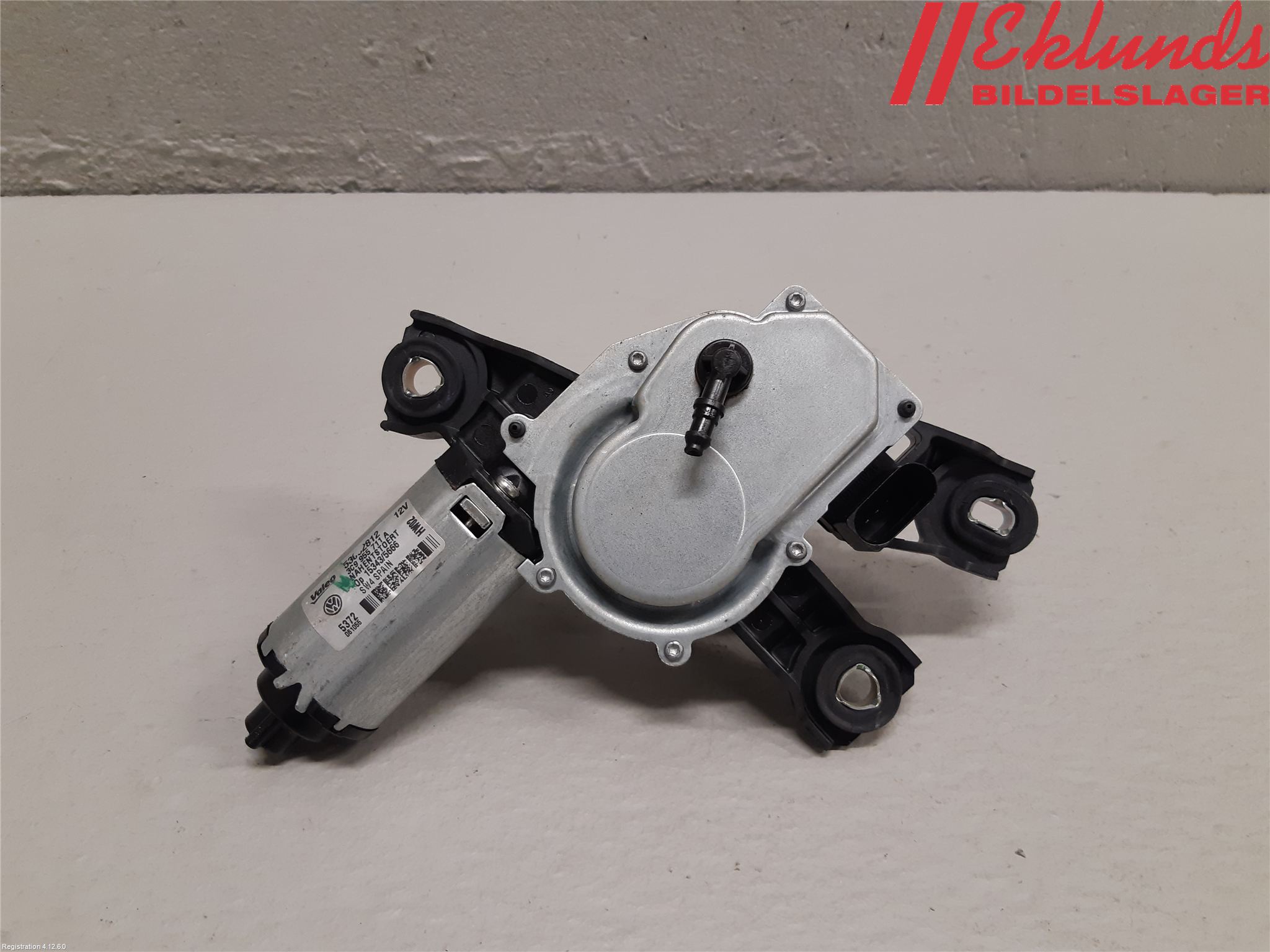 Volkswagen VW PASSAT 11-14 Torkarmotor Baklucka