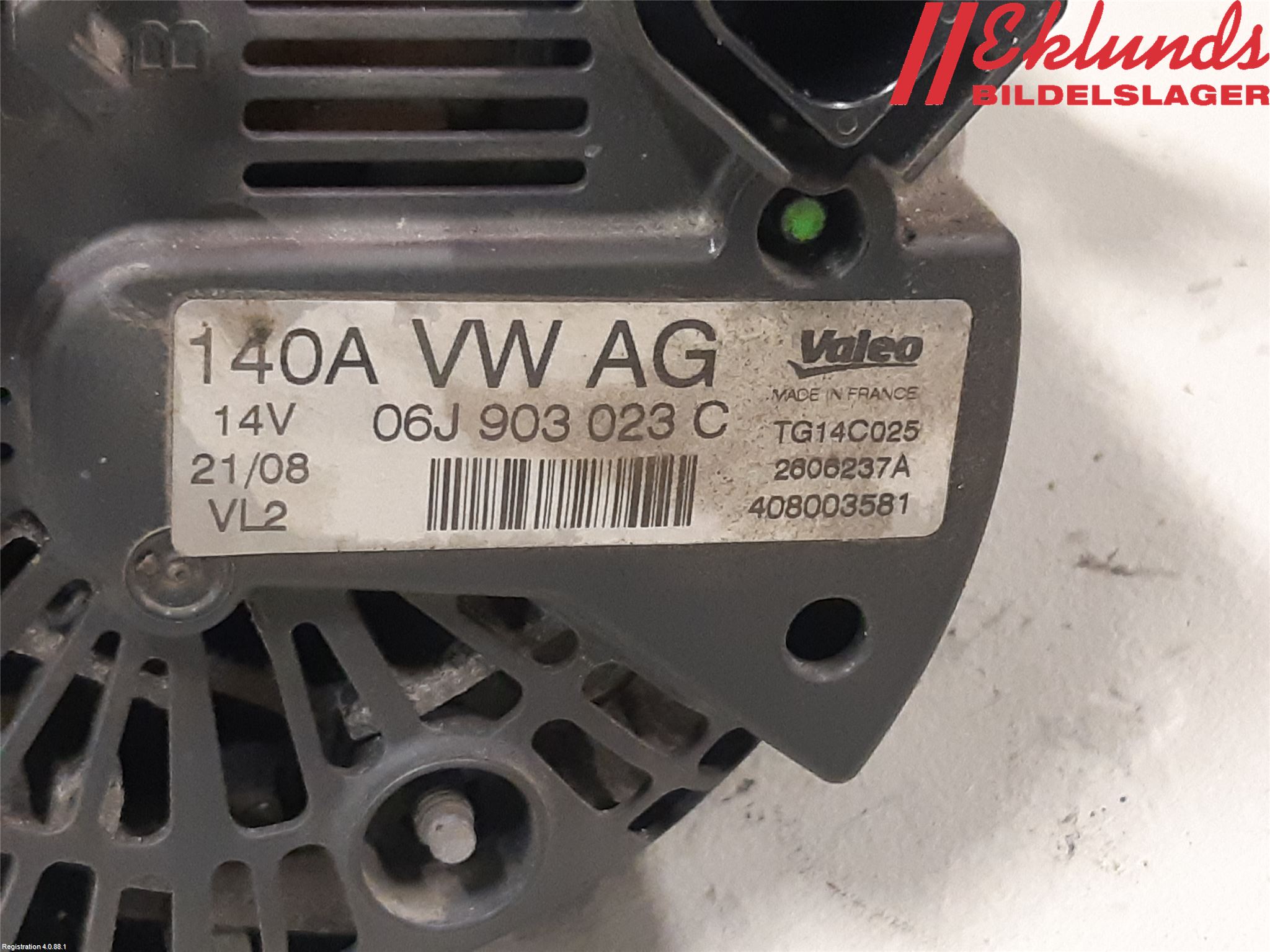 Volkswagen VW PASSAT CC 08-16 Generator