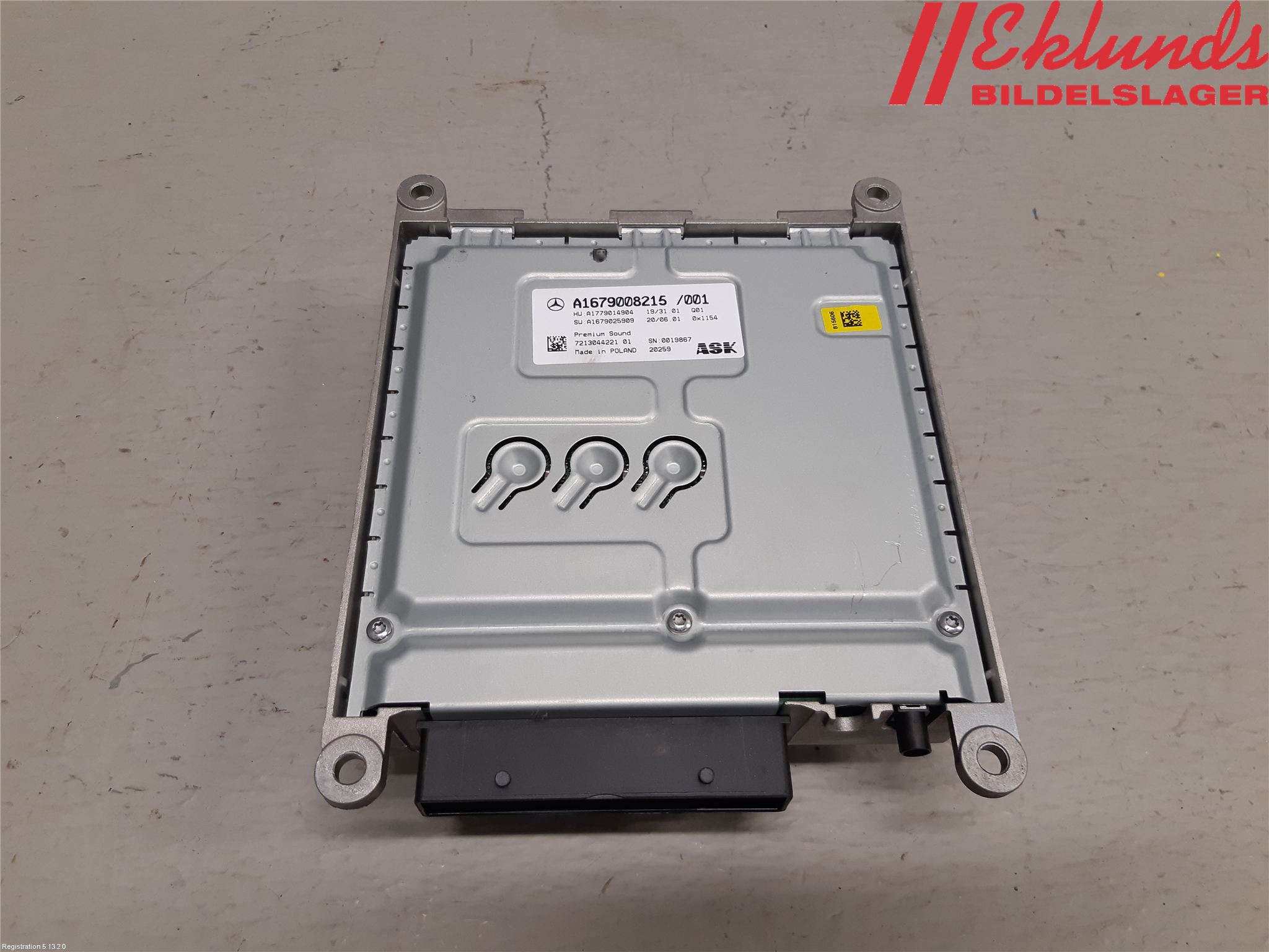 Mercedes-Benz MB EQC (N293) 20- Radio-Stereo Förstärkare