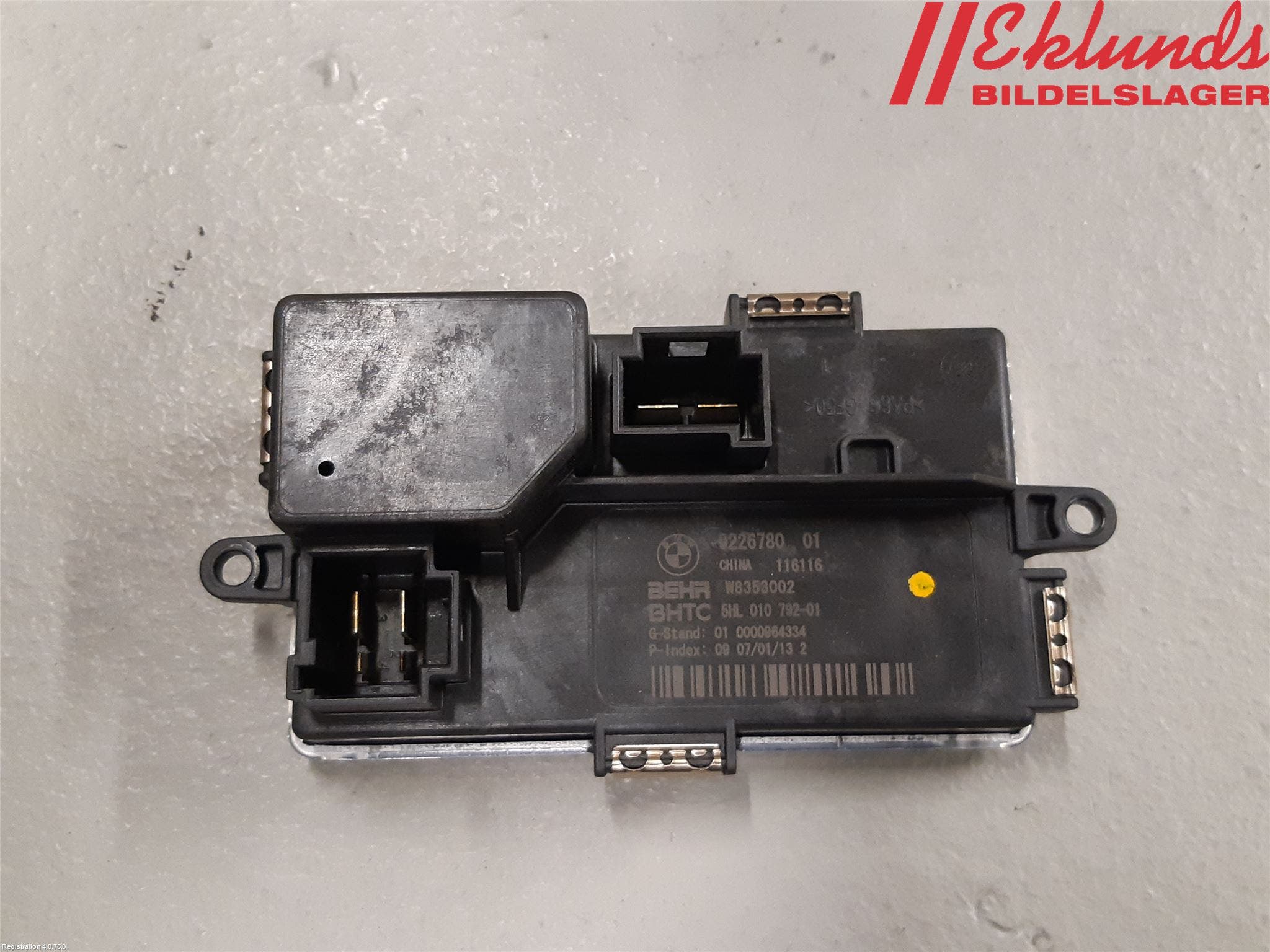 BMW 5 F10/F11/F18 09-17 Värmefläktsmotstånd