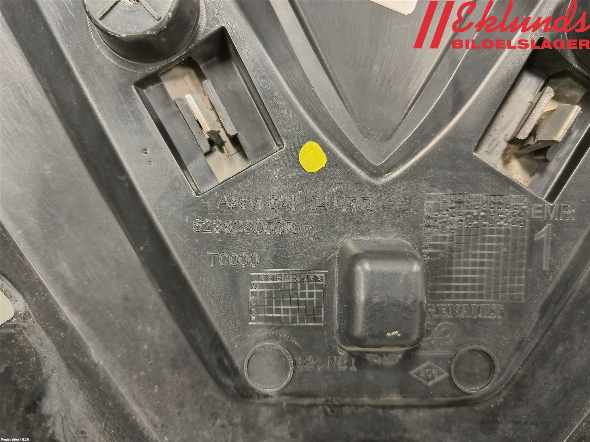 Renault MASTER III 15-20 Grilldel Mitt