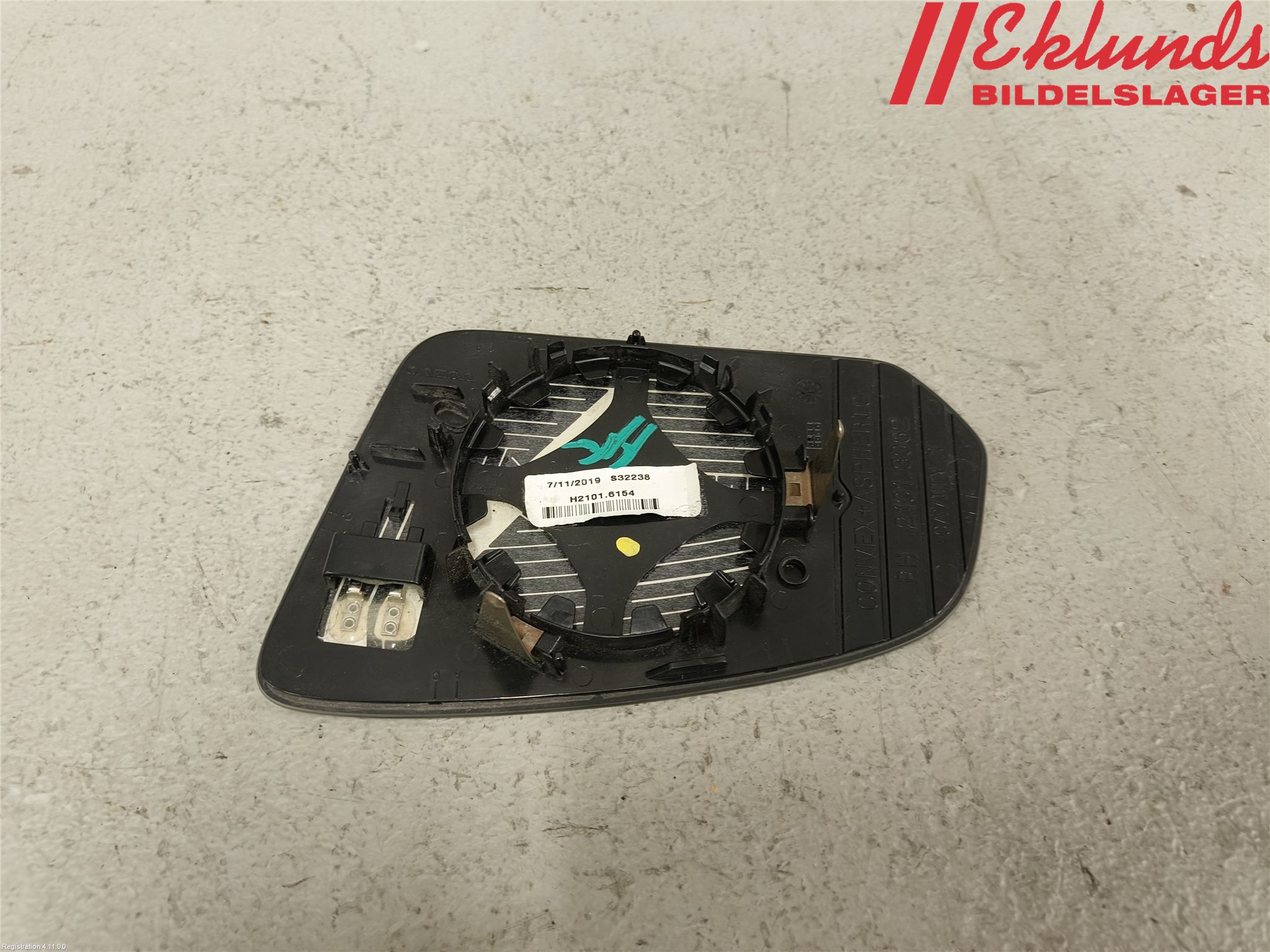 Volvo V60 19- Spegelglas Hö