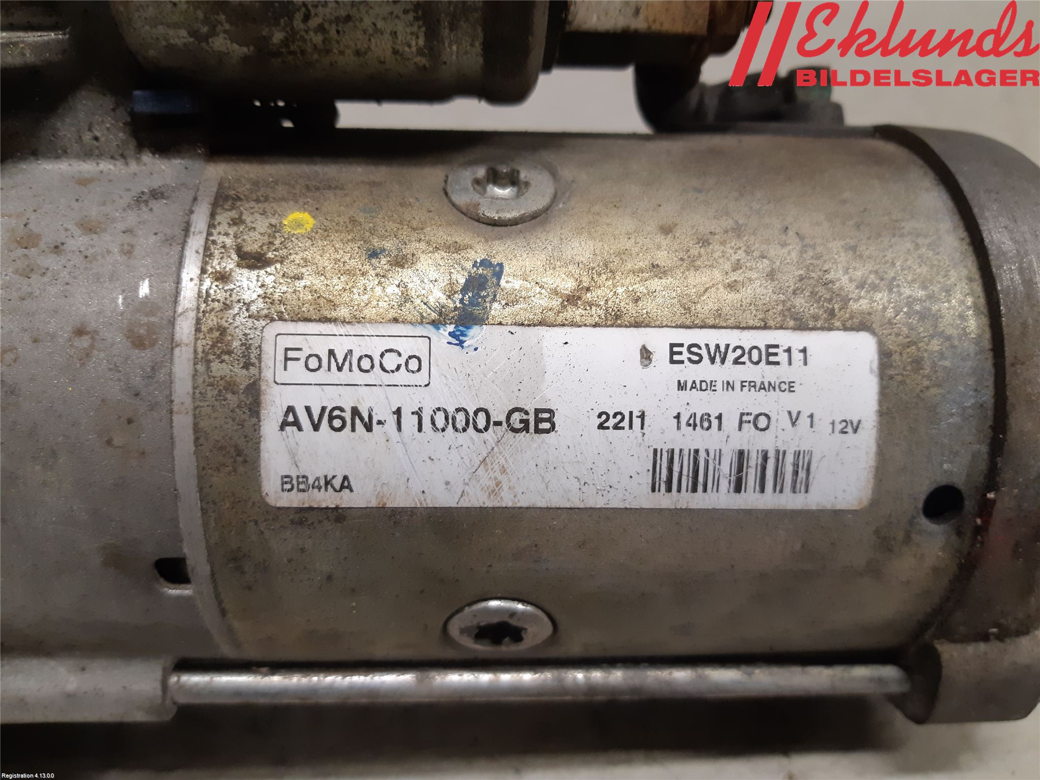 Ford GRAND C-MAX  11-14 Startmotor Diesel