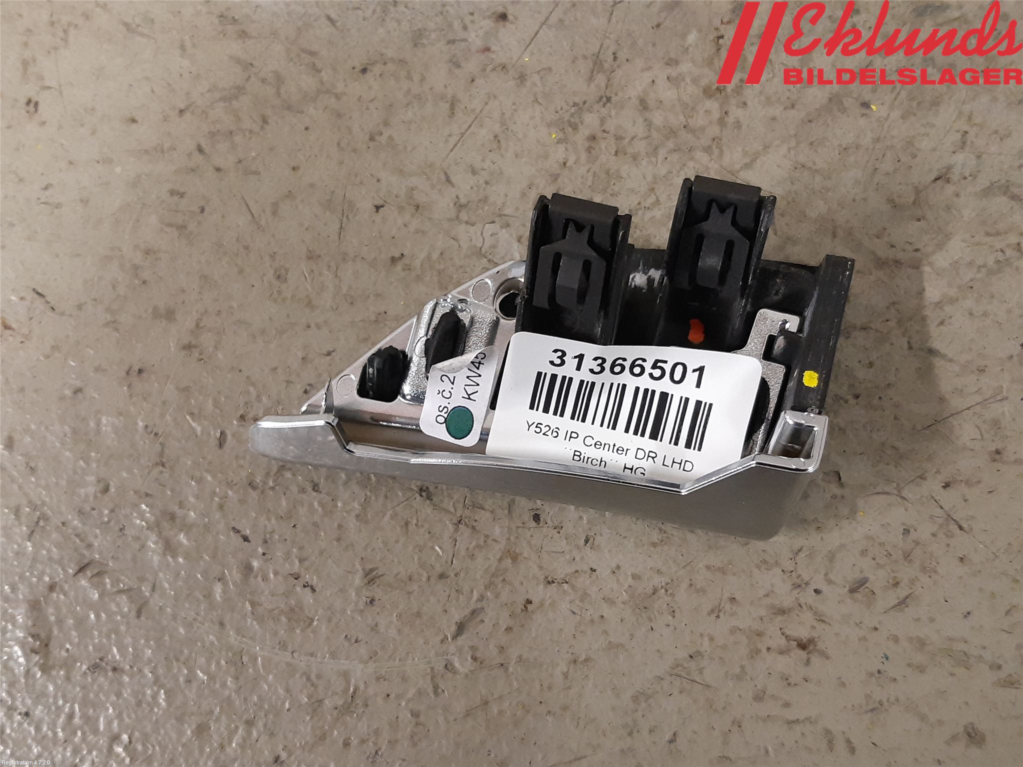 Volvo XC90/RECHARGE 16- Instrumentbräda Inlägg-Dekorlist