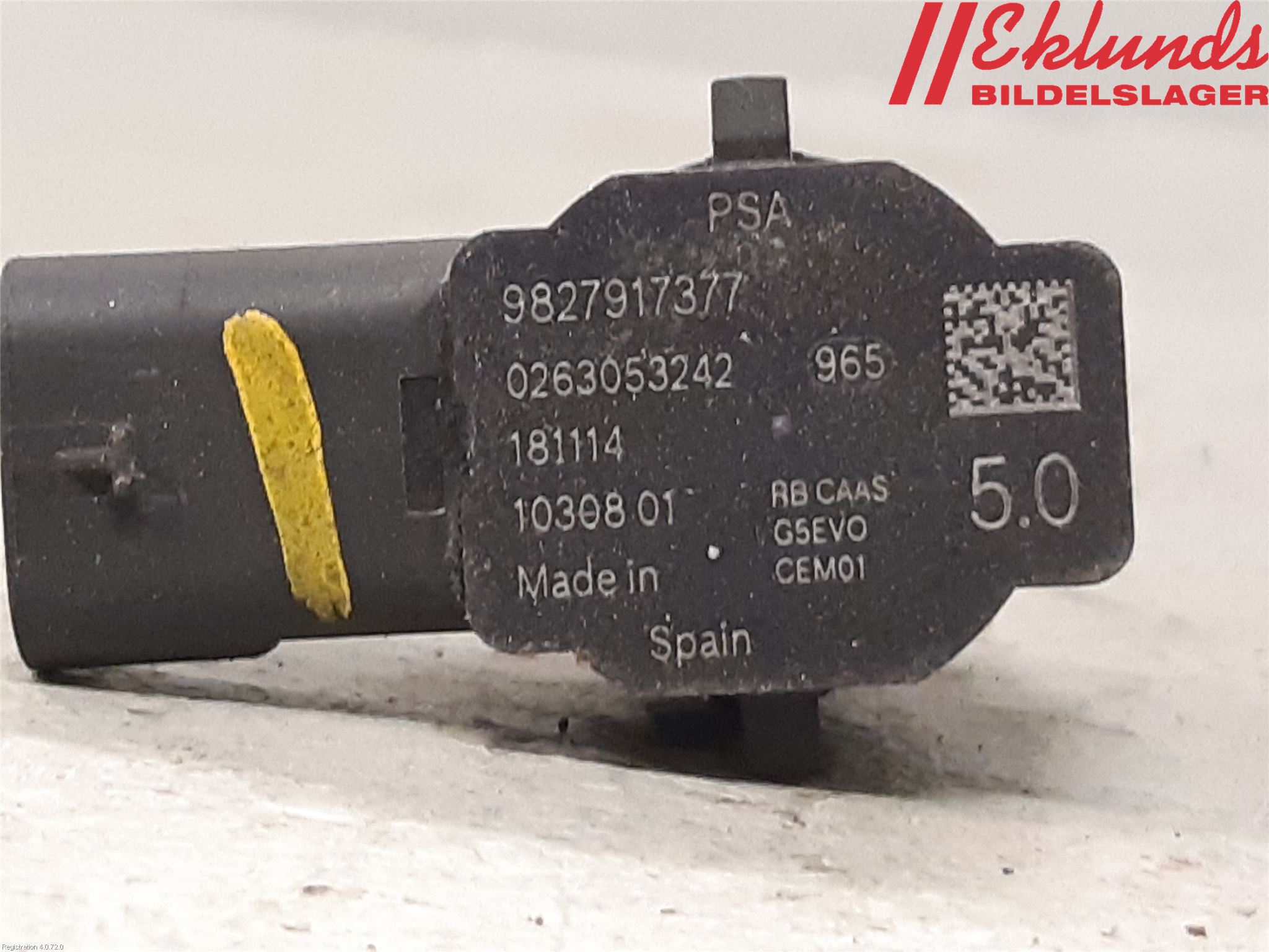 Citroen COTROEN C3 17-24 Parkeringshjälp Backsensor