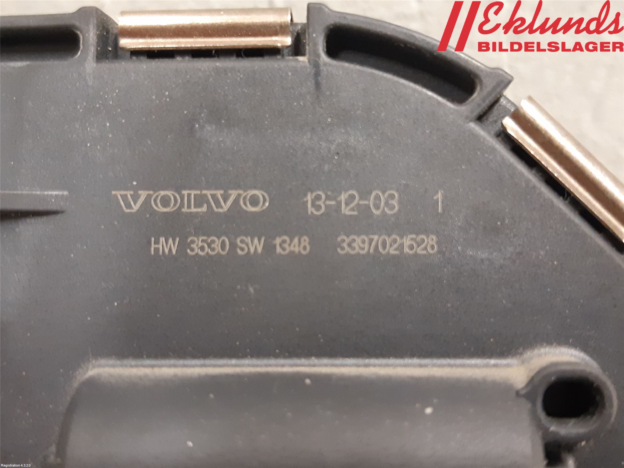 Volvo V70 14-16 Torkarmotor Vindruta