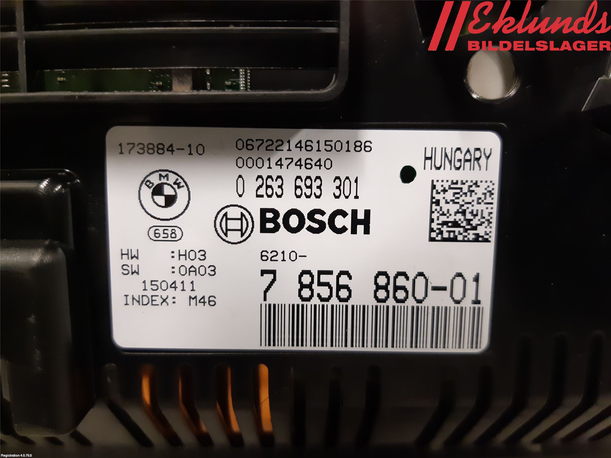 BMW X6 F16 14-19 Instrument Komb