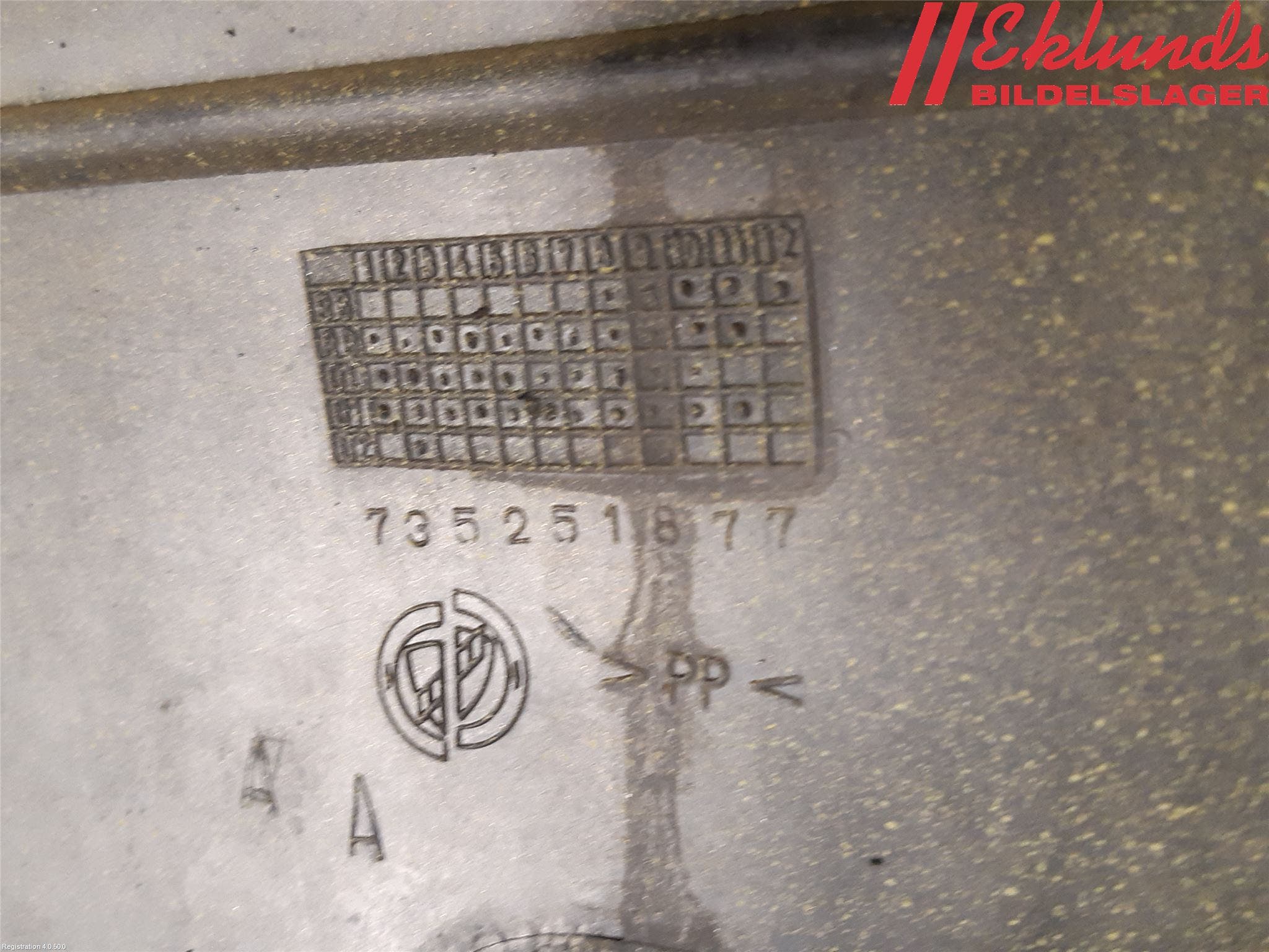 Fiat STRADA Stötfångarbeklädnad Fram