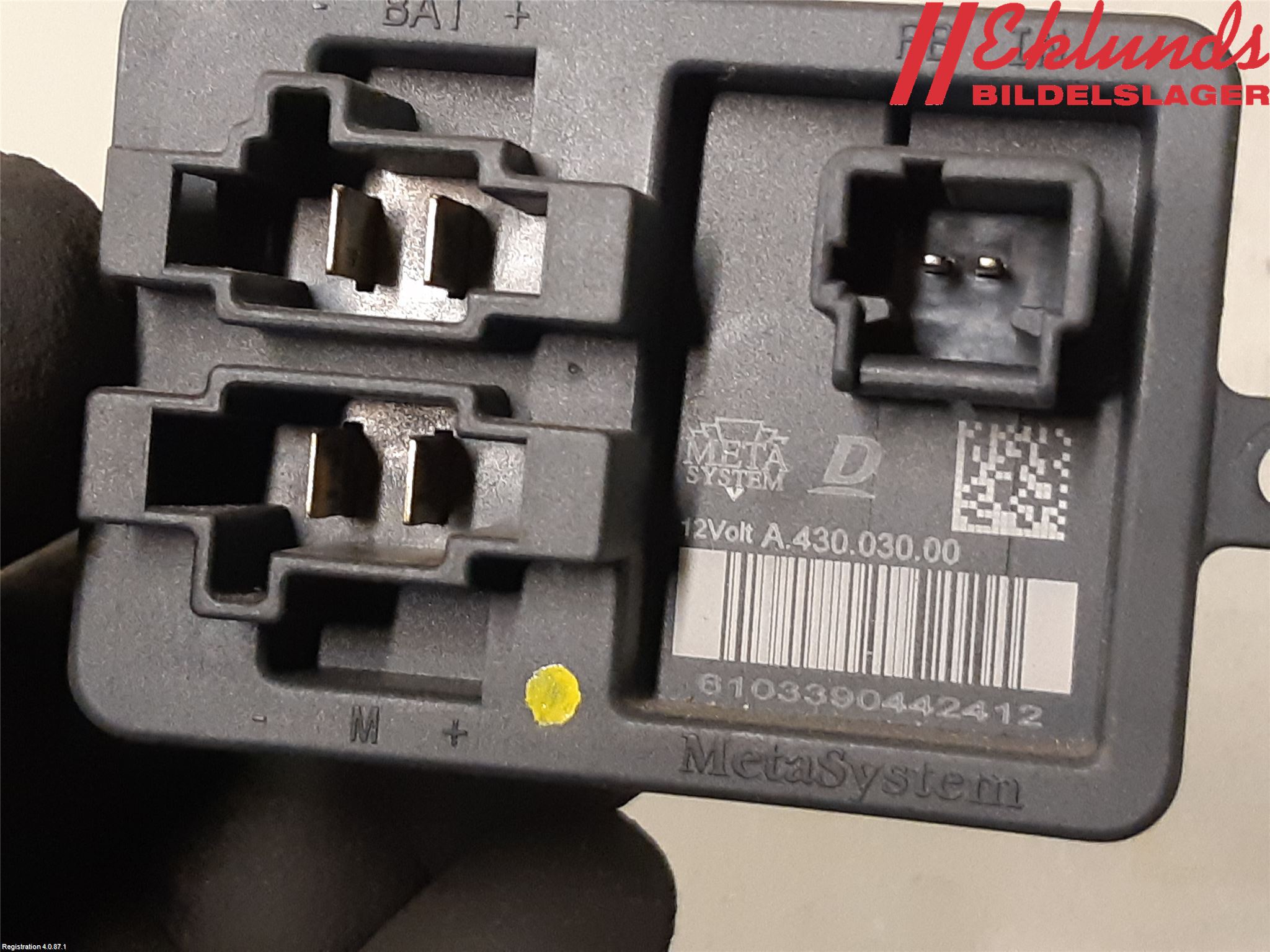 Citroen JUMPY/E-JUMPY 16- Värmefläktsmotstånd