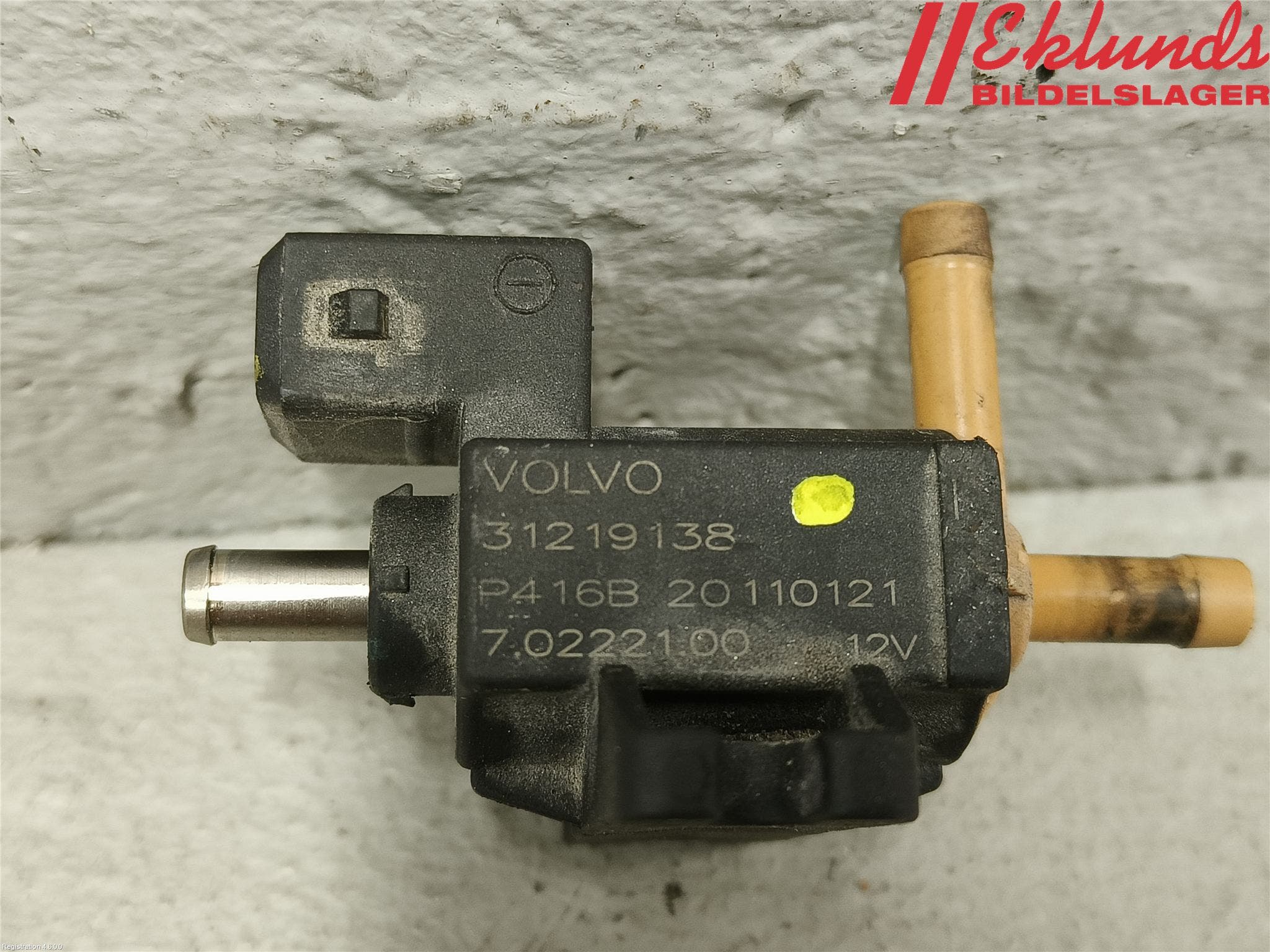 Volvo XC60 09-13 Magnetventil Laddtryck