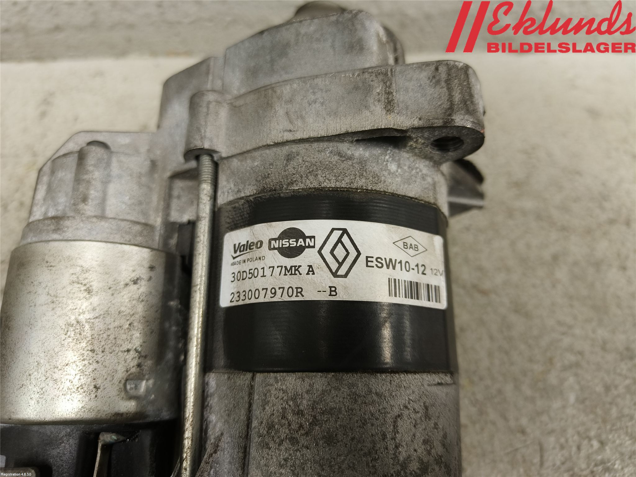Renault CLIO IV 12-16 Startmotor