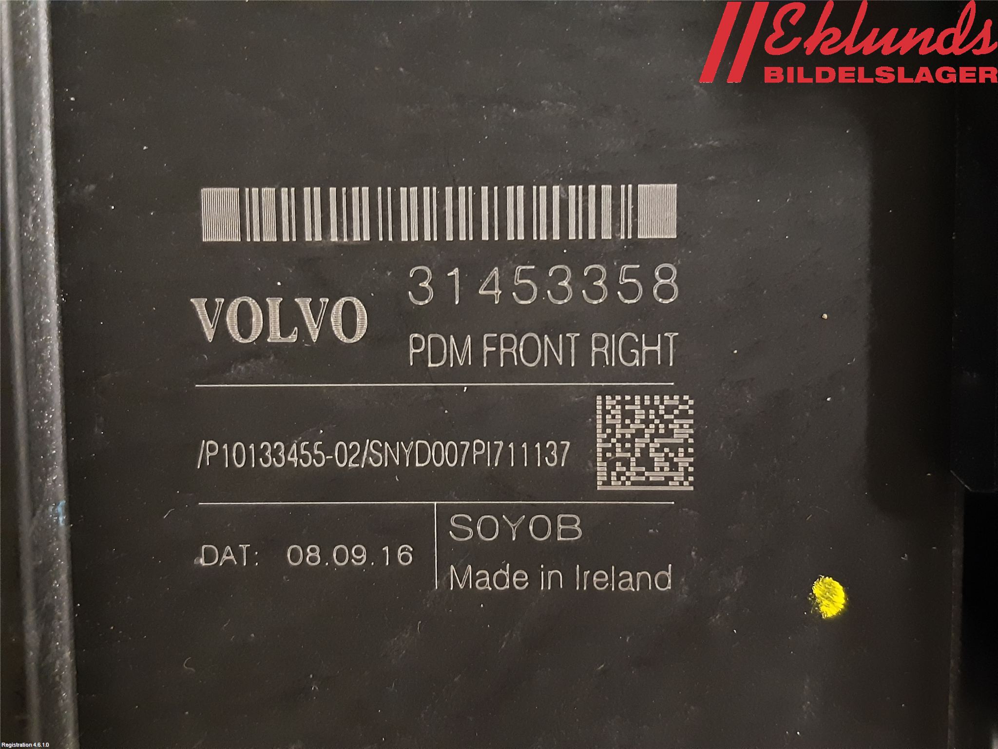 Volvo XC90/RECHARGE 16- Fönsterhiss El Kompl