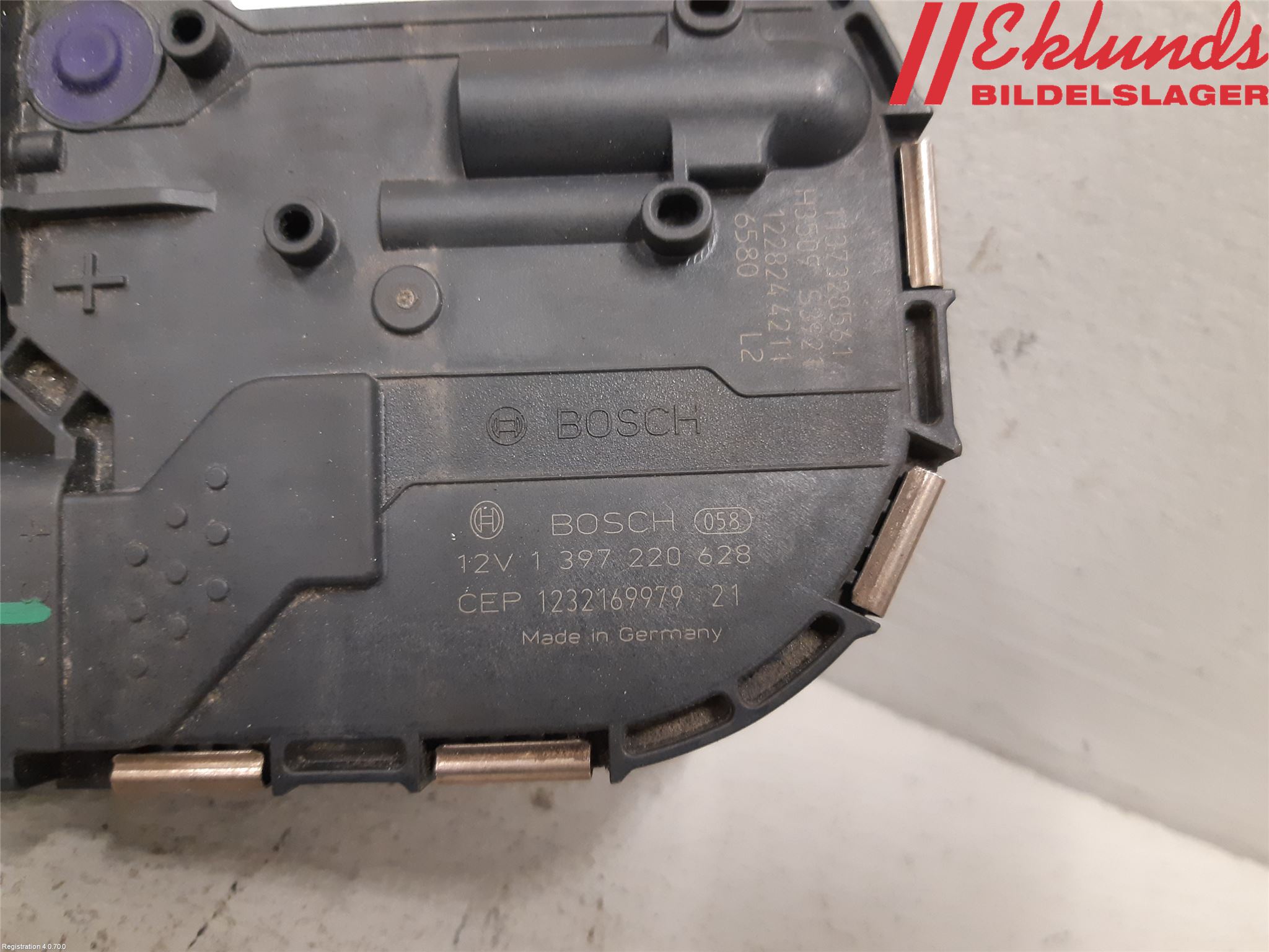 Volvo V40 12-19 Torkarmotor Vindruta