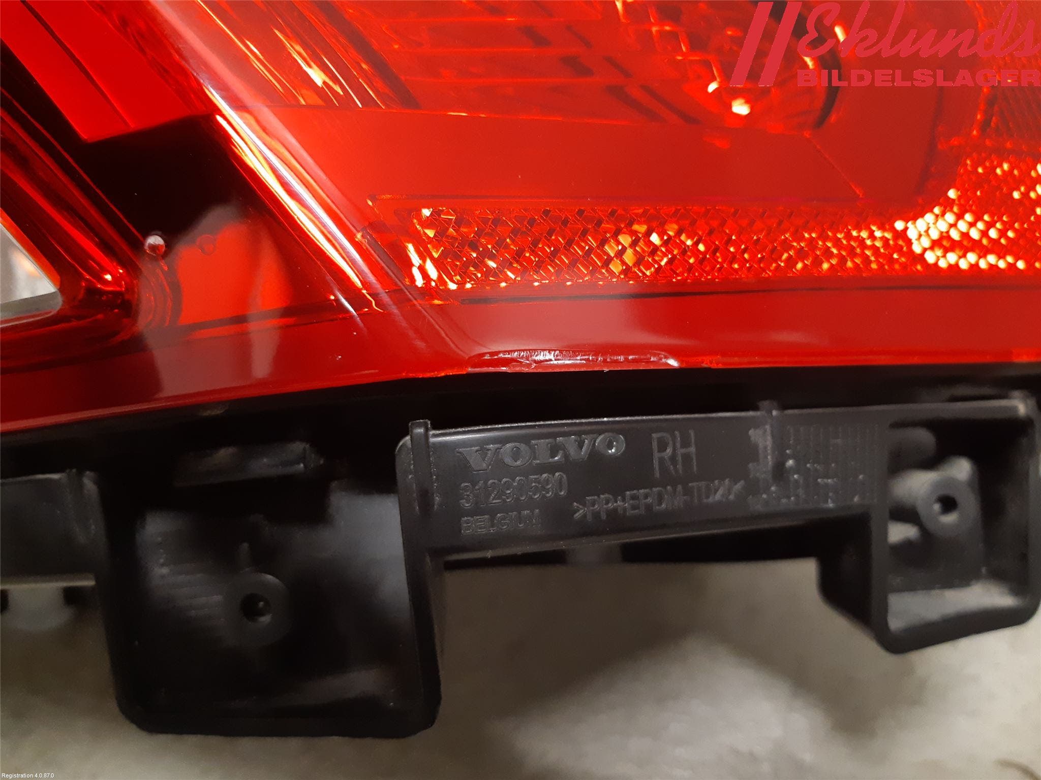 Volvo V40 12-19 Bakljus Höger