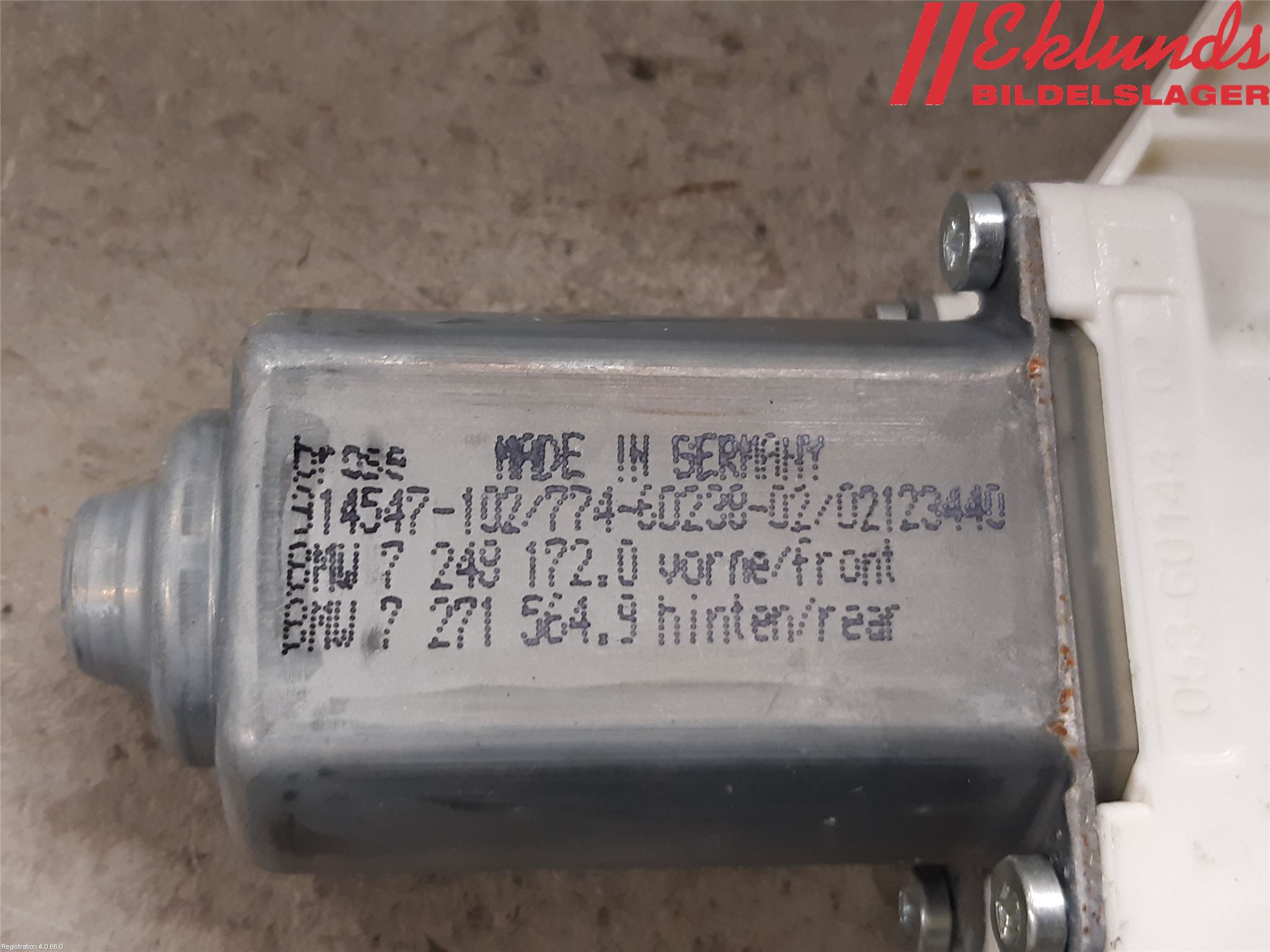 BMW 5 F10/F11/F18 09-17 Fönsterhissmotor