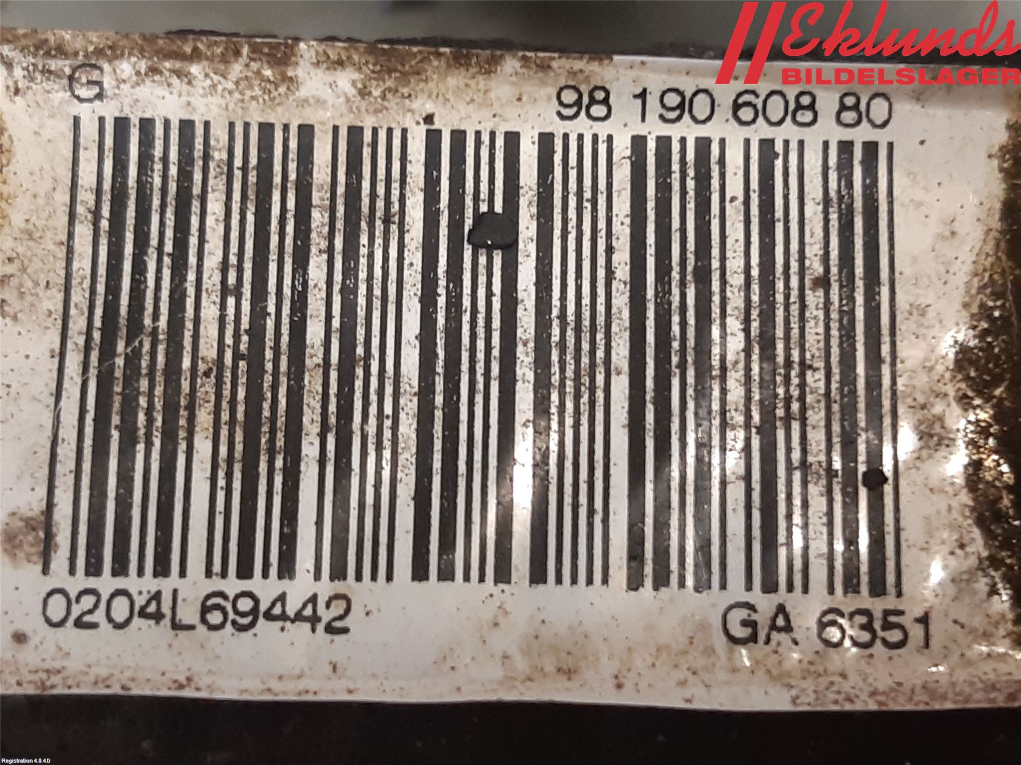 Citroen C4 SPACETOURER 19-22 Bromsok Bak Vänster