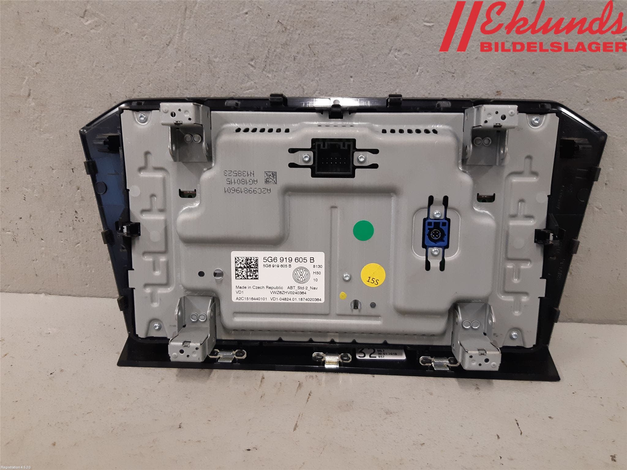 Volkswagen VW PASSAT 15-19 Cd Radio - Multimediapanel