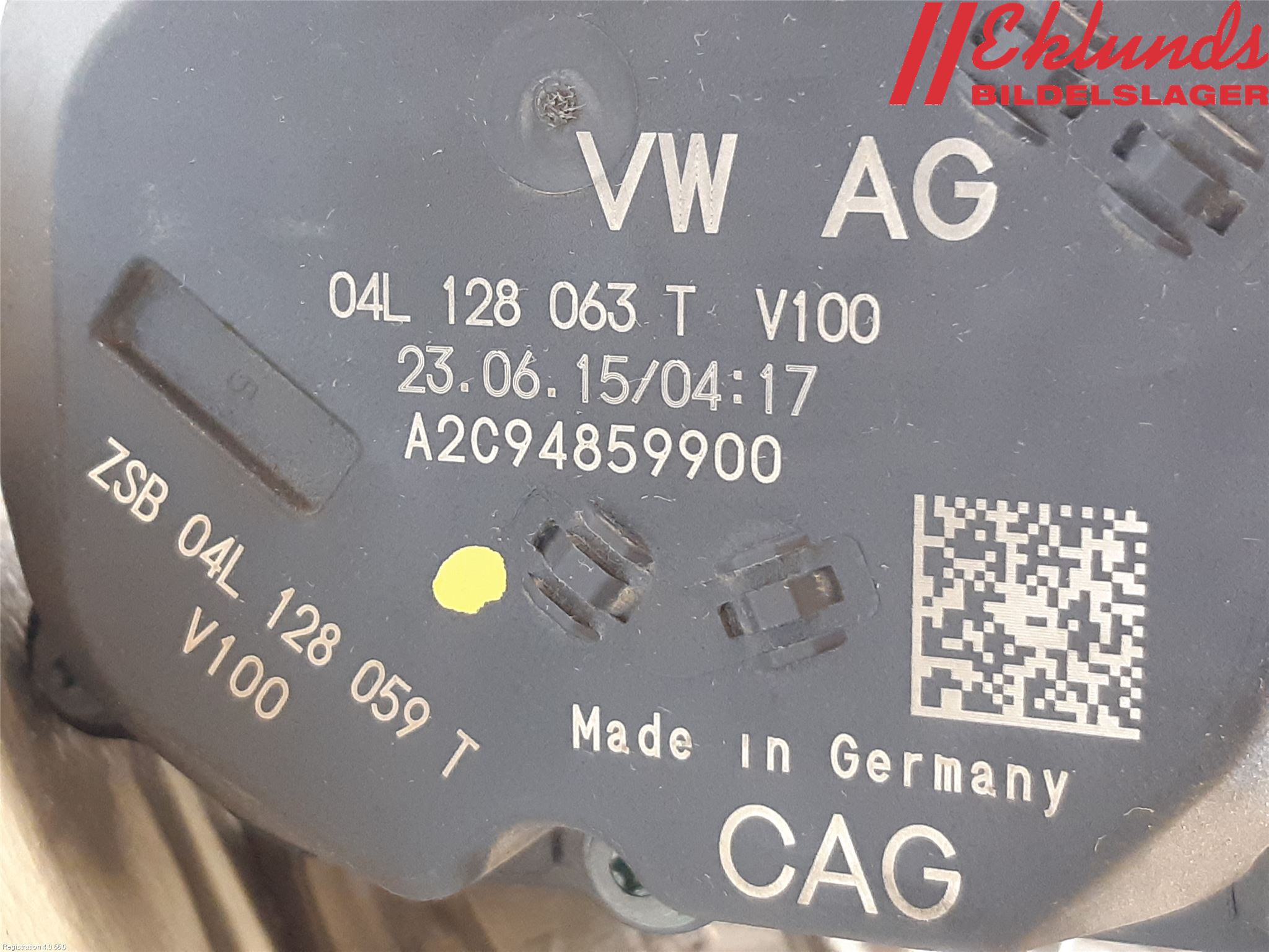 Audi A6/S6 4G 11-18 Injspjällhus