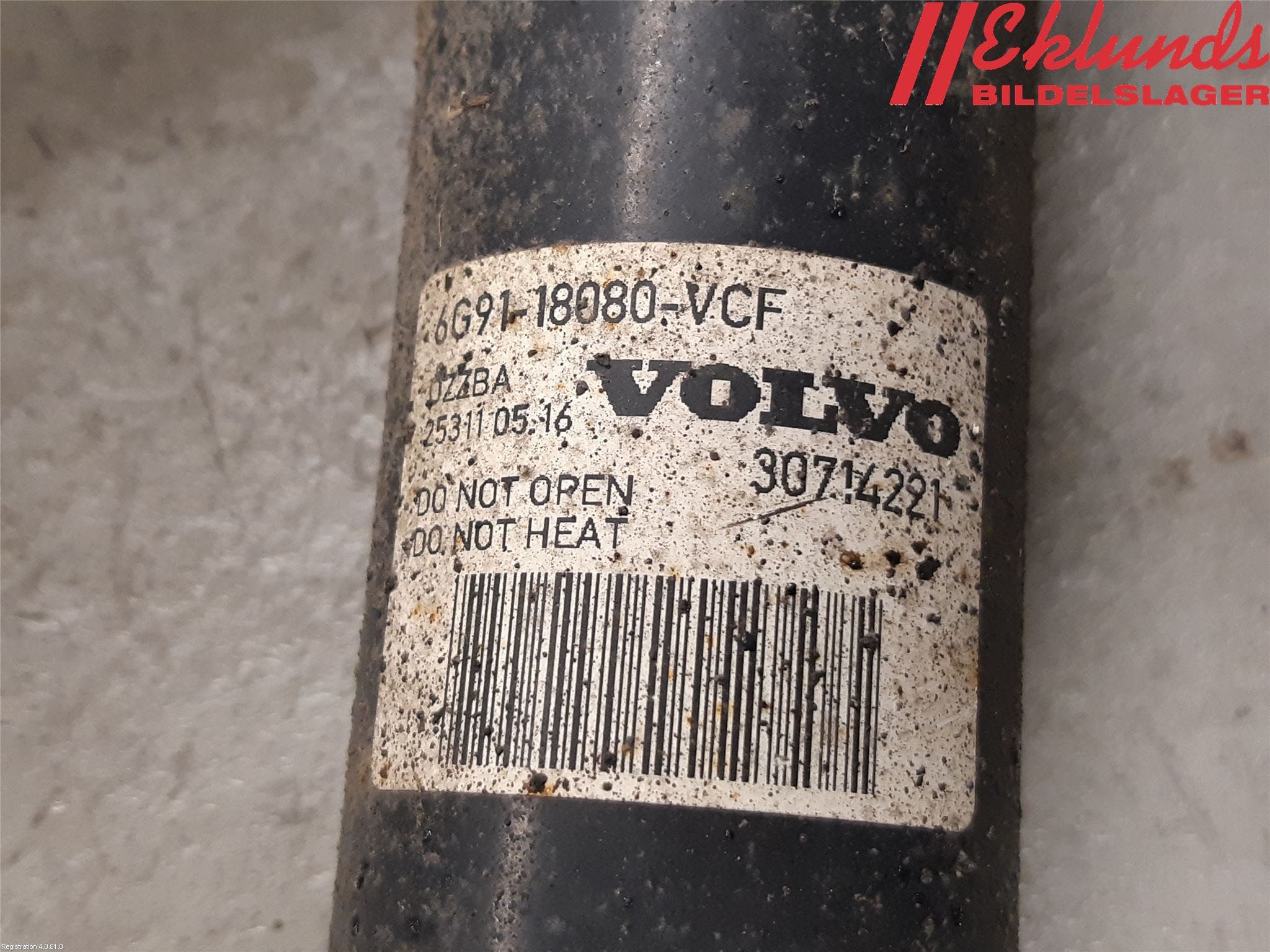 Volvo V70 08-13 Stötdämpare Bak