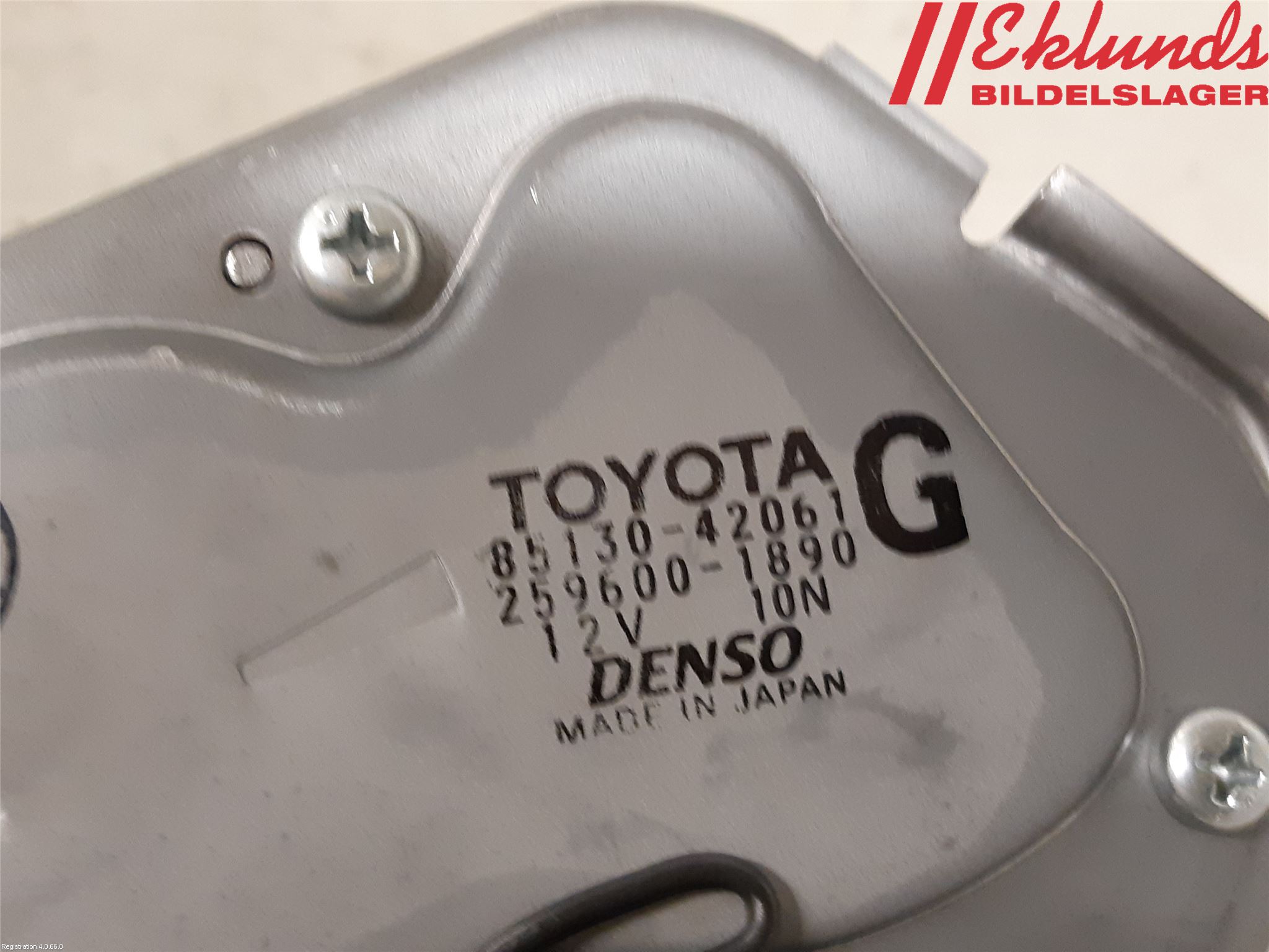 Toyota RAV 4 06-12 Torkarmotor Baklucka