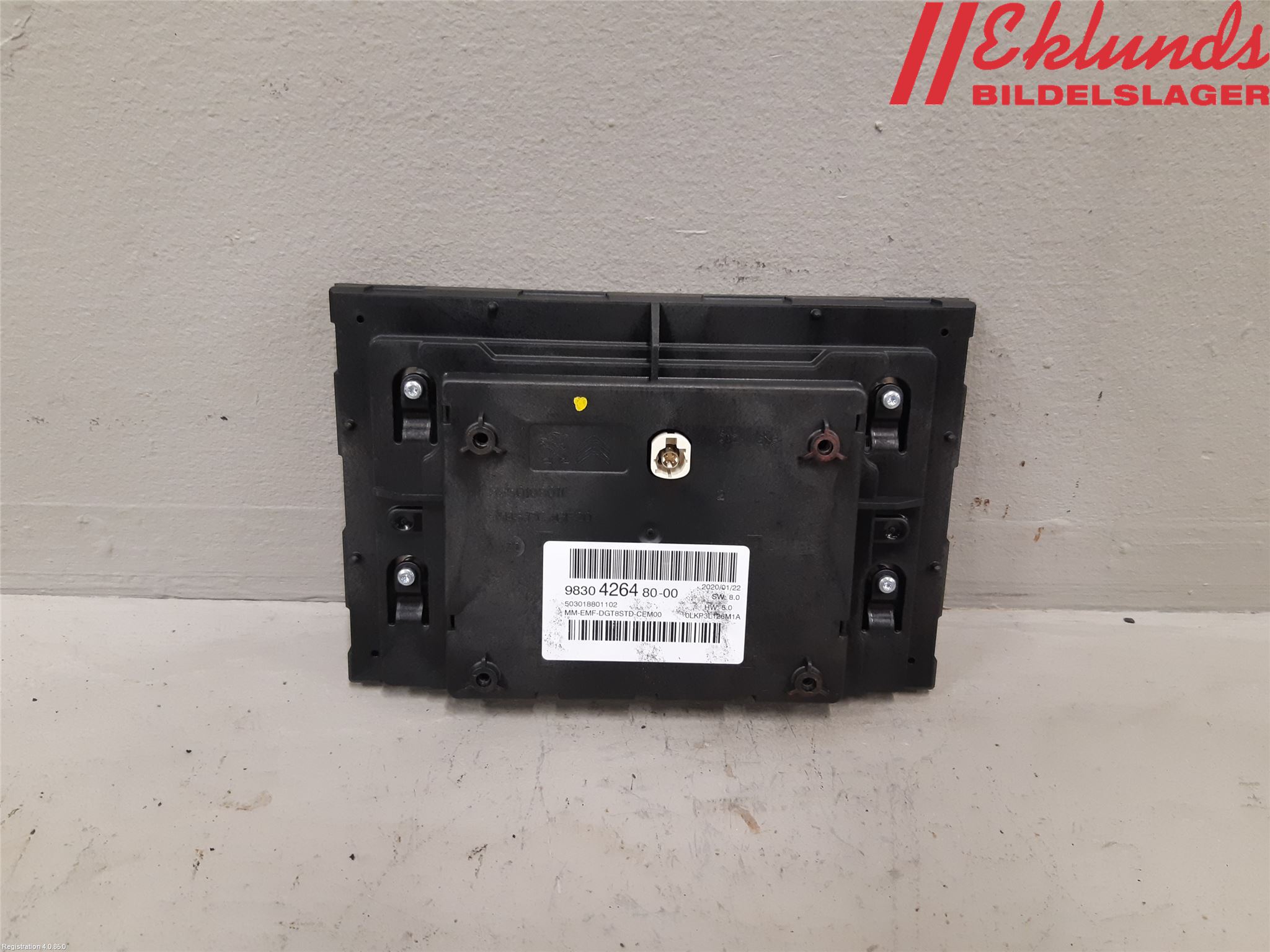 Peugeot PARTNER/E-PARTNER 19- Multifunktionsdisplay