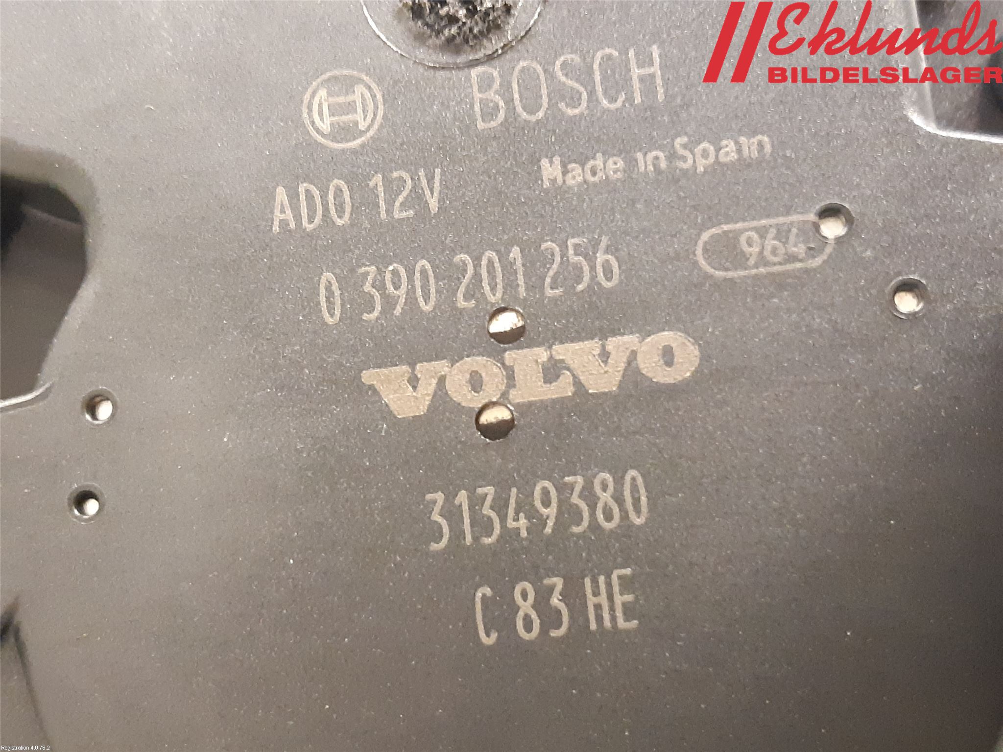 Volvo V90 17->> Torkarmotor Baklucka