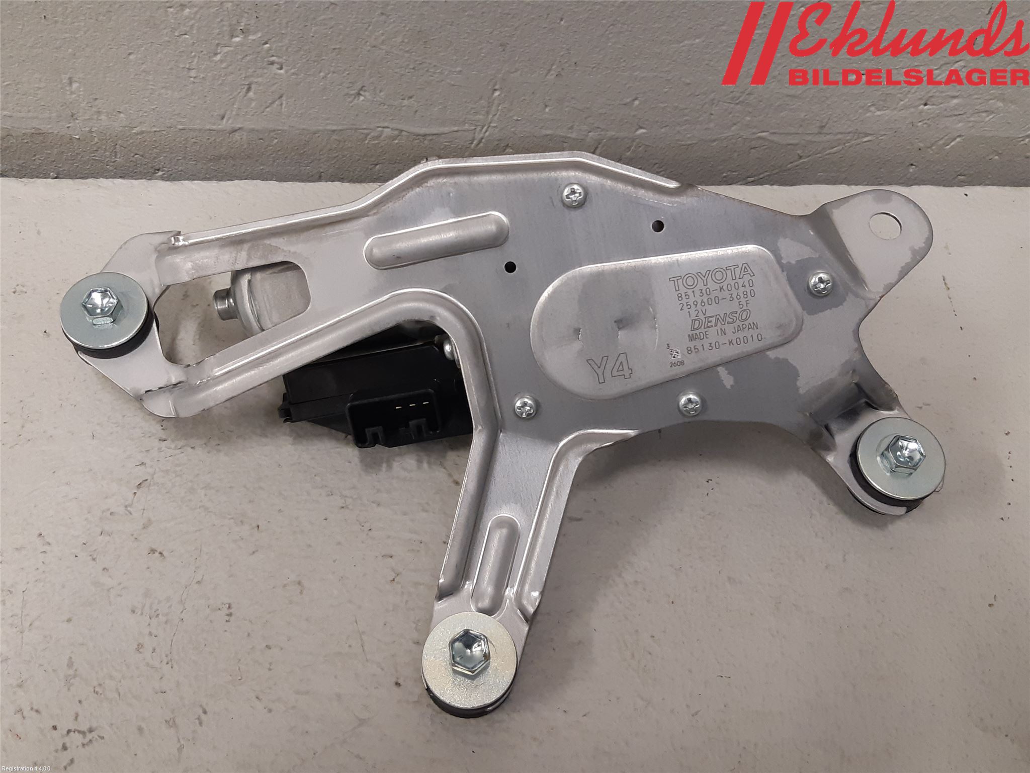 Toyota YARIS XP21 20- Torkarmotor Baklucka