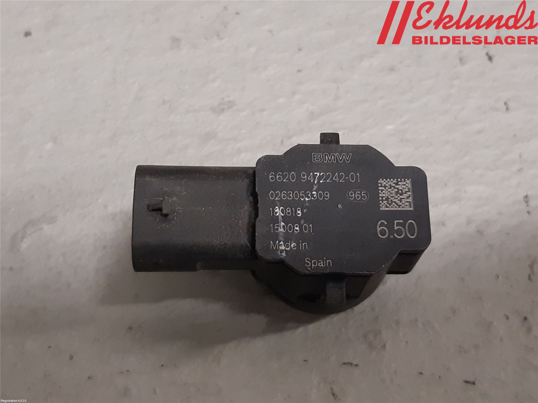BMW 3 G20/G21/G80/G81 19- Parkeringshjälp Backsensor