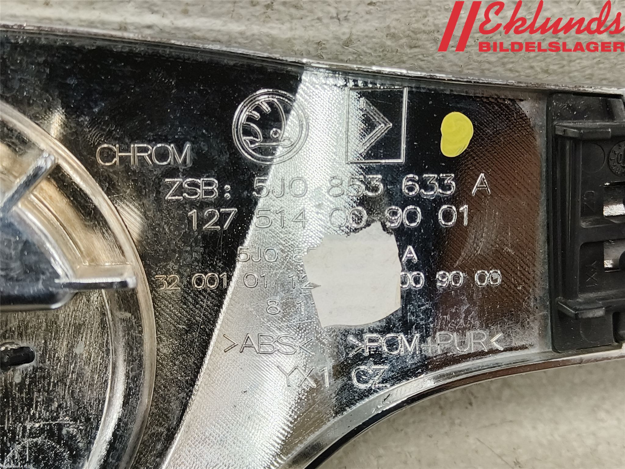 Skoda FABIA 07-14 List Fram-Huv-Front