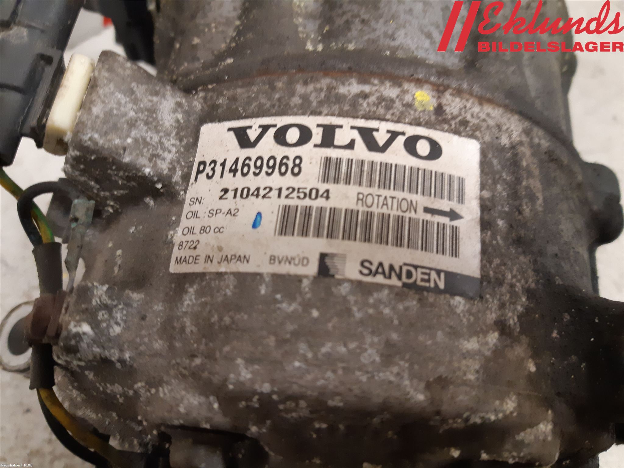 Volvo XC60 14-17 Ac Kompressor