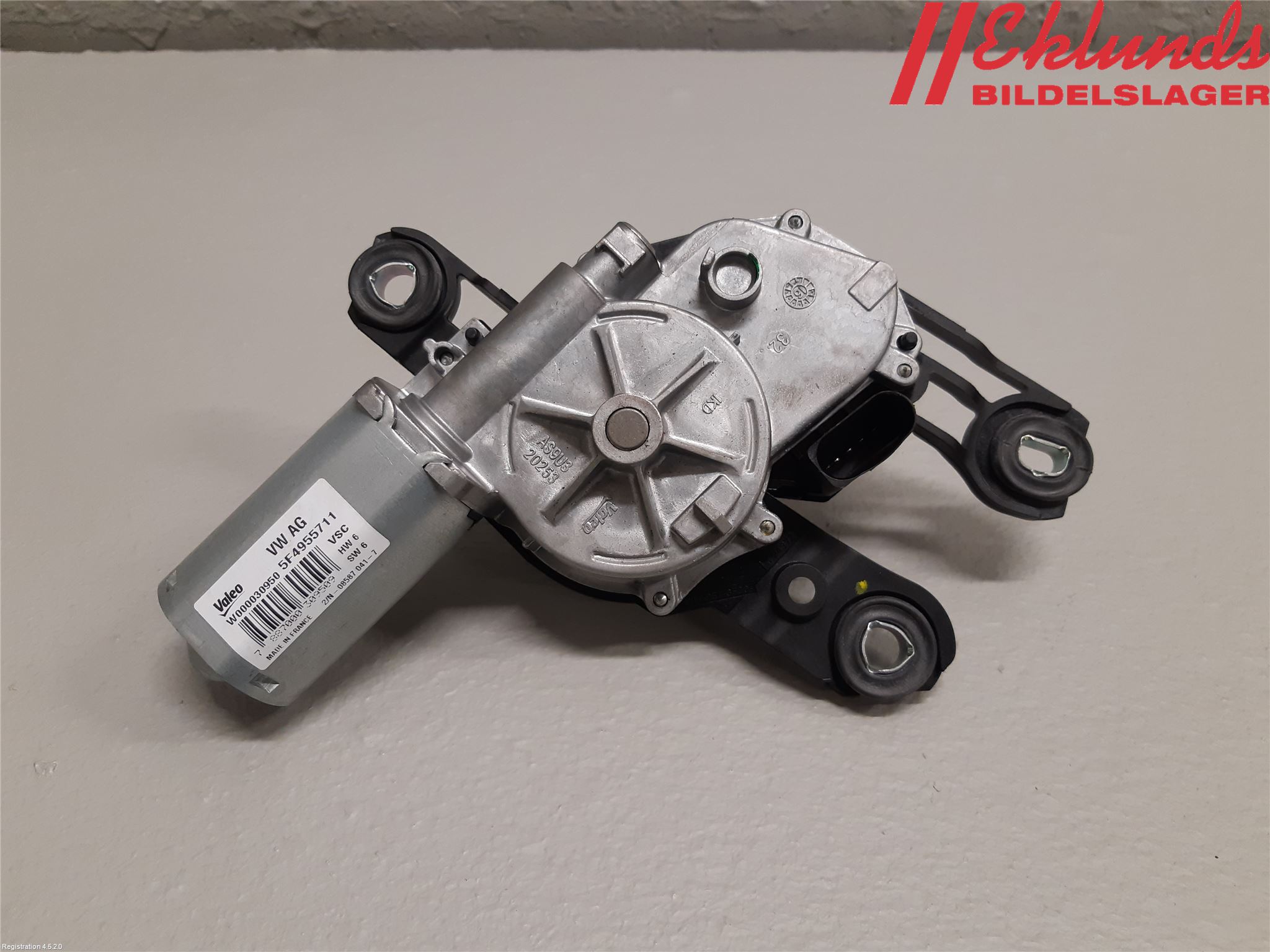 Skoda FABIA 15-21 Torkarmotor Baklucka