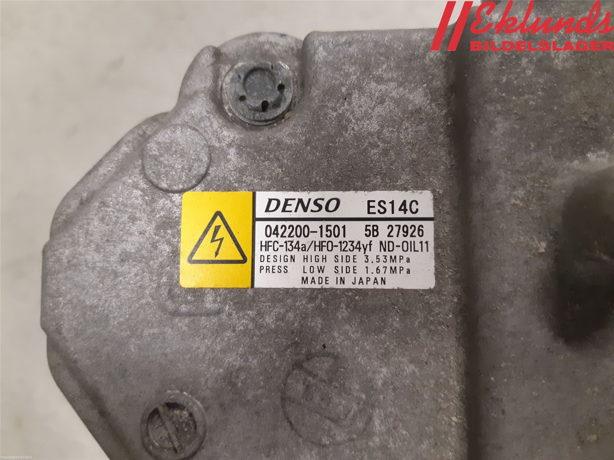 Toyota YARIS XP130 15-20 Ac Kompressor