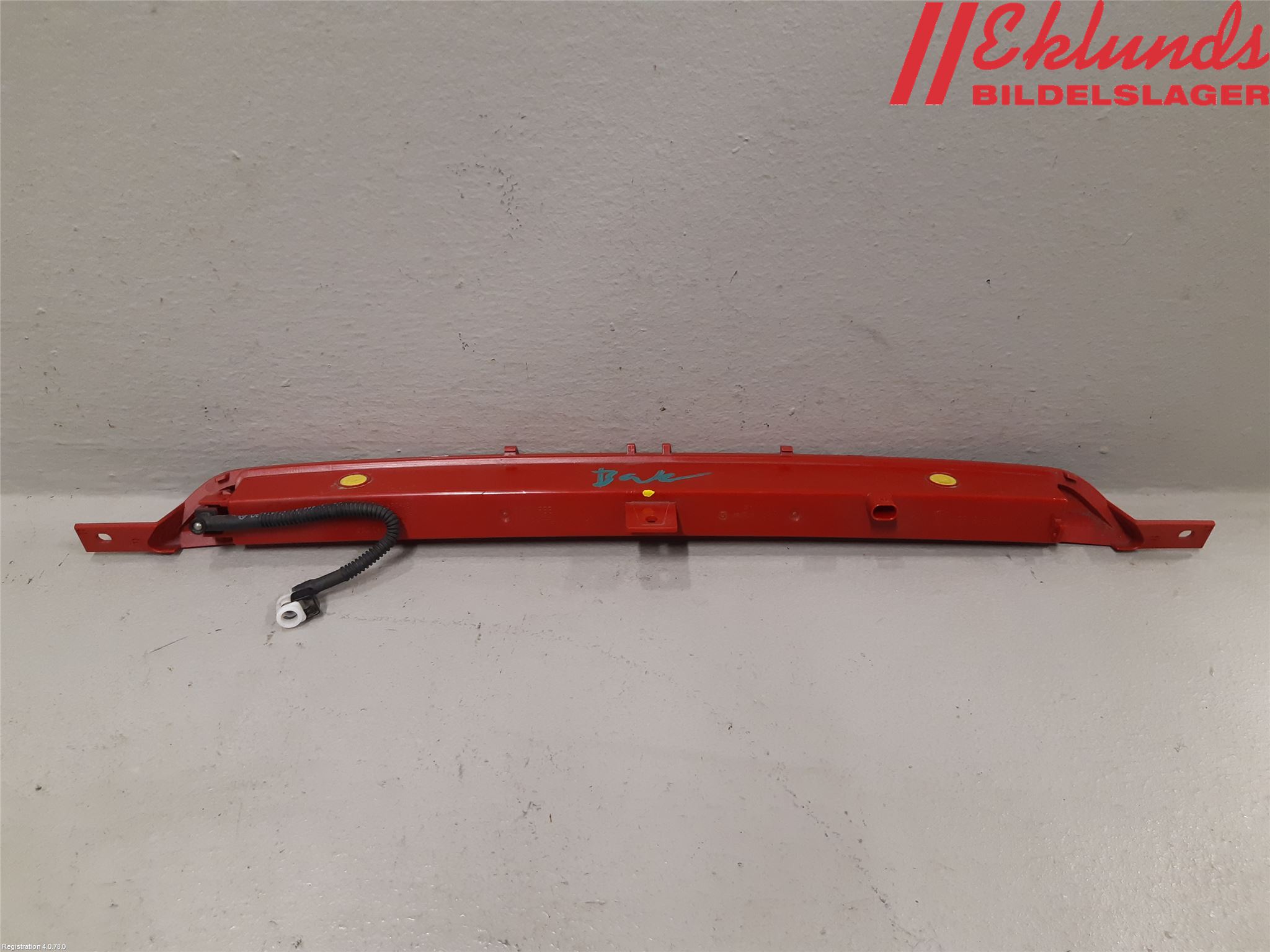 Volkswagen VW GOLF / E-GOLF VII 13-20 Bromsljus Bakruta