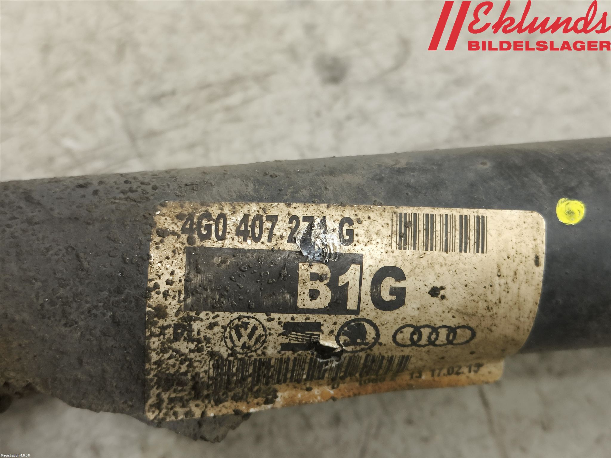 Audi A6/S6 4G 11-18 Drivaxel Fram Höger