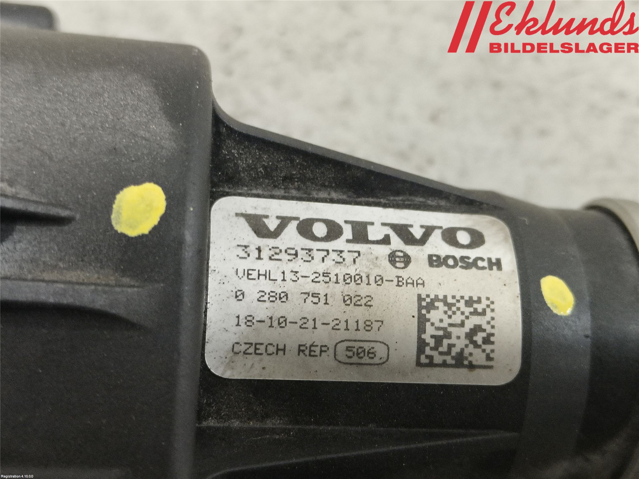 Volvo V60 19- Inj Virvelspjäll Ställmotor
